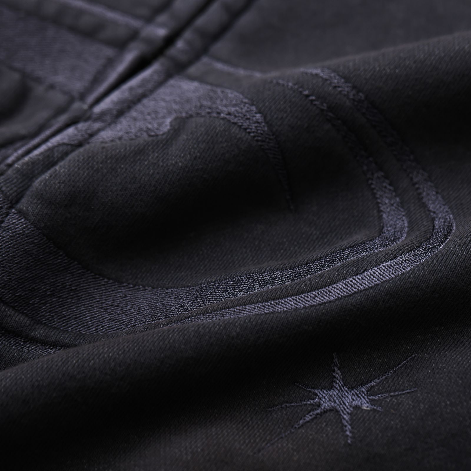 【26AW】フェード  ウォッシュ ジップ アップ フーディー / FADE WASH ZIP HOODIE / FADED ASH(ブラック)