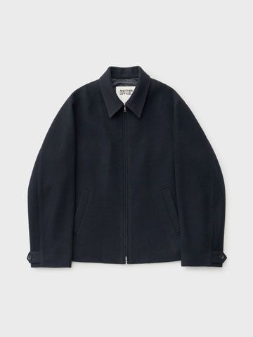 【25AW】ゼン モッサー ウール ブルゾン / ZEN MOSSER WOOL BLOUSON / ダークネイビー