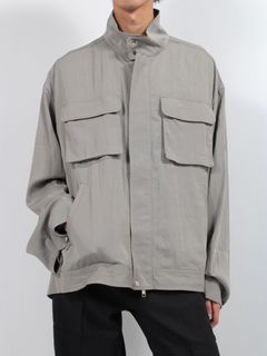 【24AW】インヴァネス フレア ワークジャケット / INVERNESS FLARE WORK JACKET / グレー