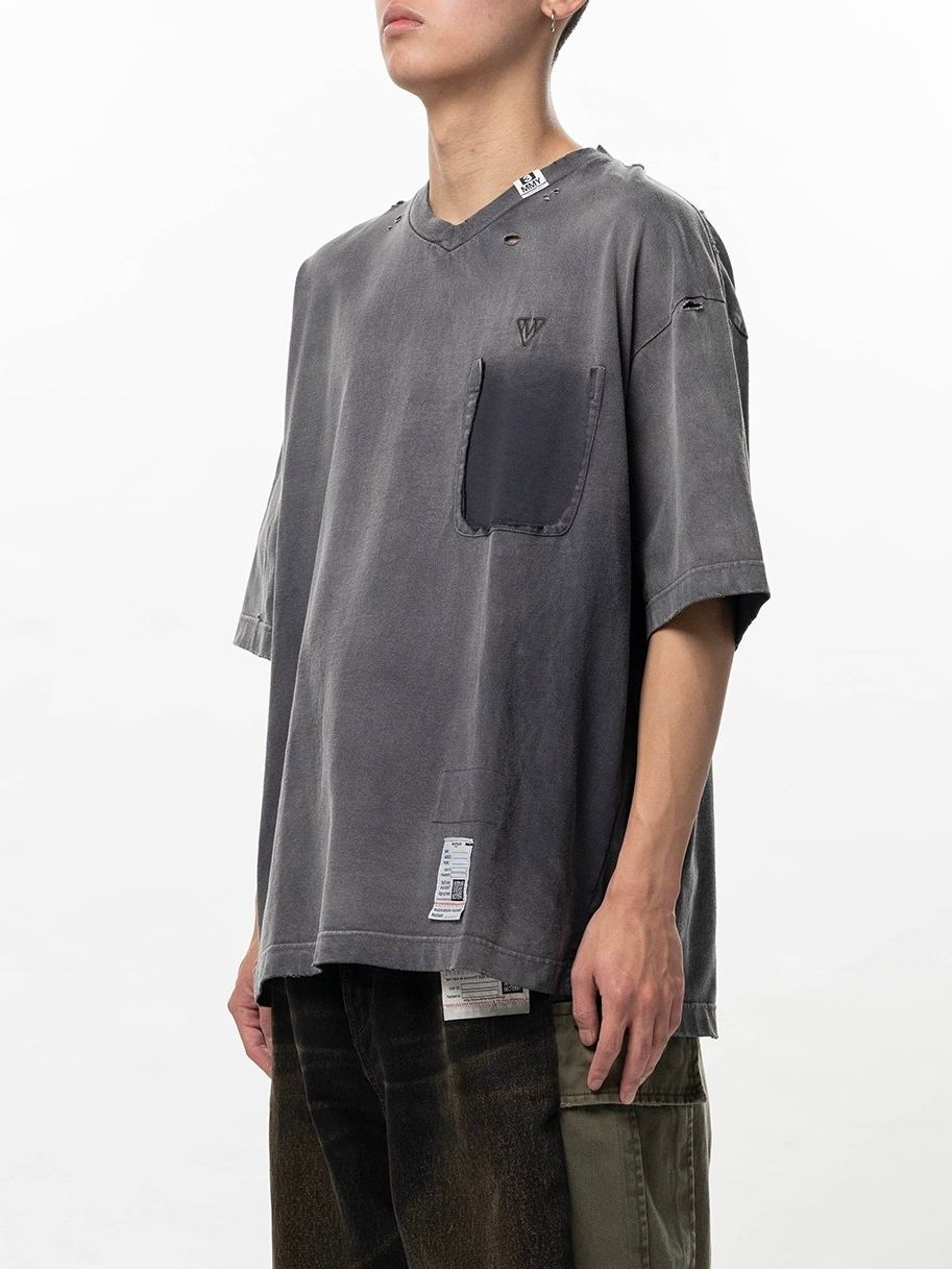 【26SS】サンフェード Vネック Tシャツ / SUN FADED V NECK TEE / ブラック