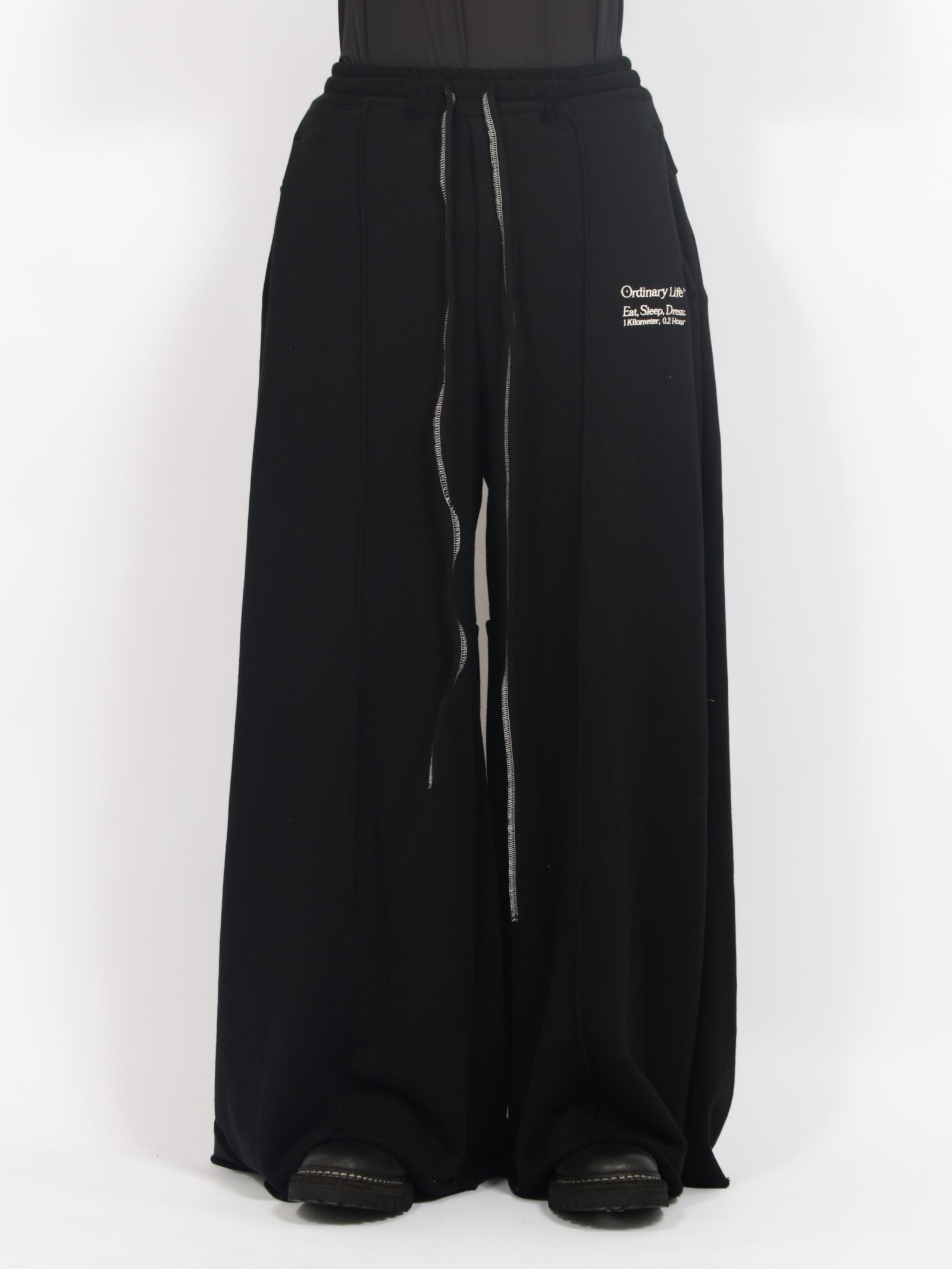 【定番】オーディナリー ホーム パンタロン スウェット パンツ / ORDINARY HOME PANTALON / ブラック