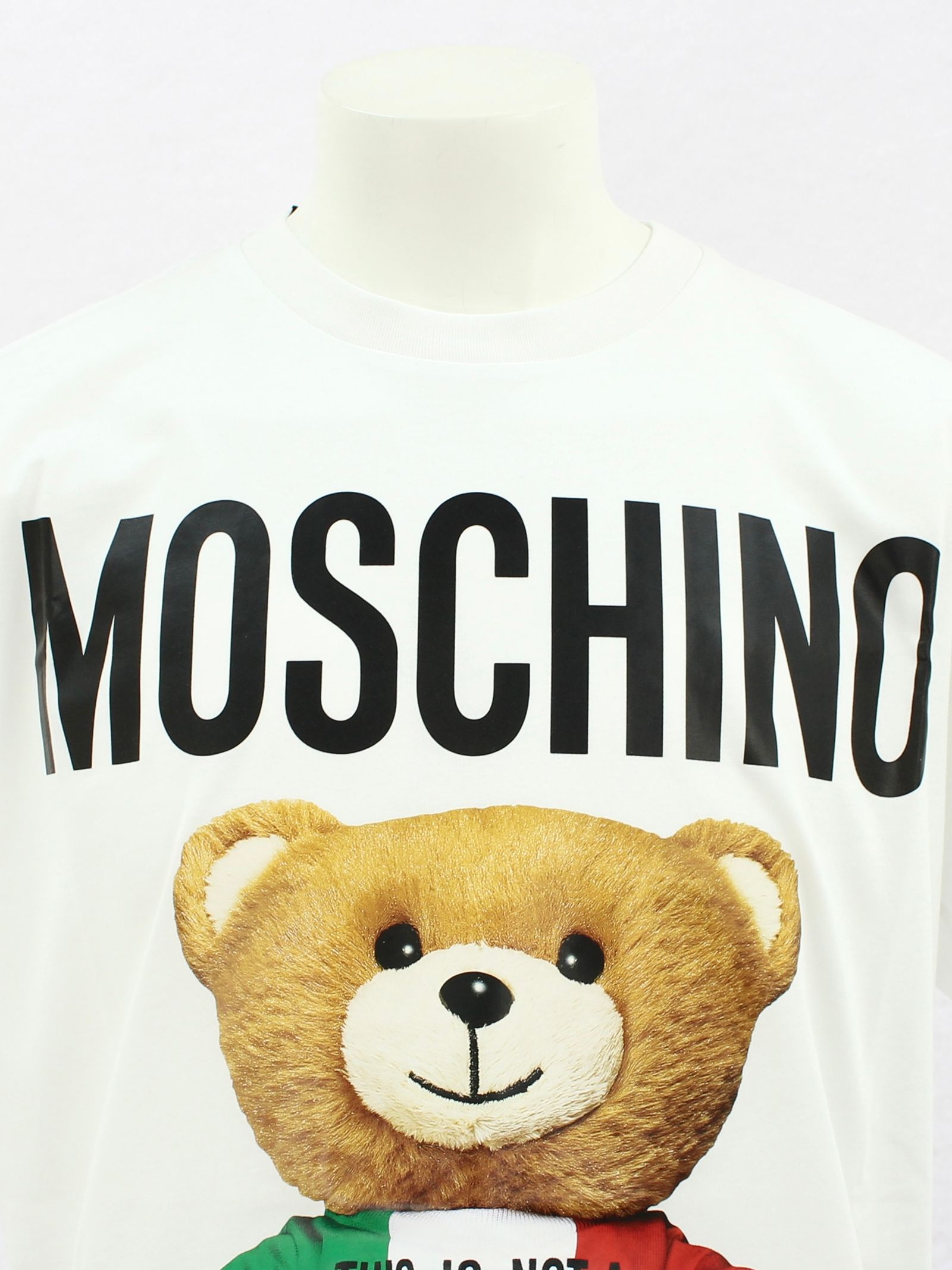 1着のみ】MOSCHINO モスキーノ Mサイズ テディベア Tシャツ-