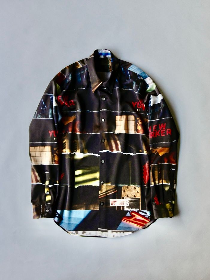 【24AW】荒木塁 コラボ テストプリント グラフィック シャツ / TEST PRINT GRAPHIC SHIRT LUI ARAKI / ブラック