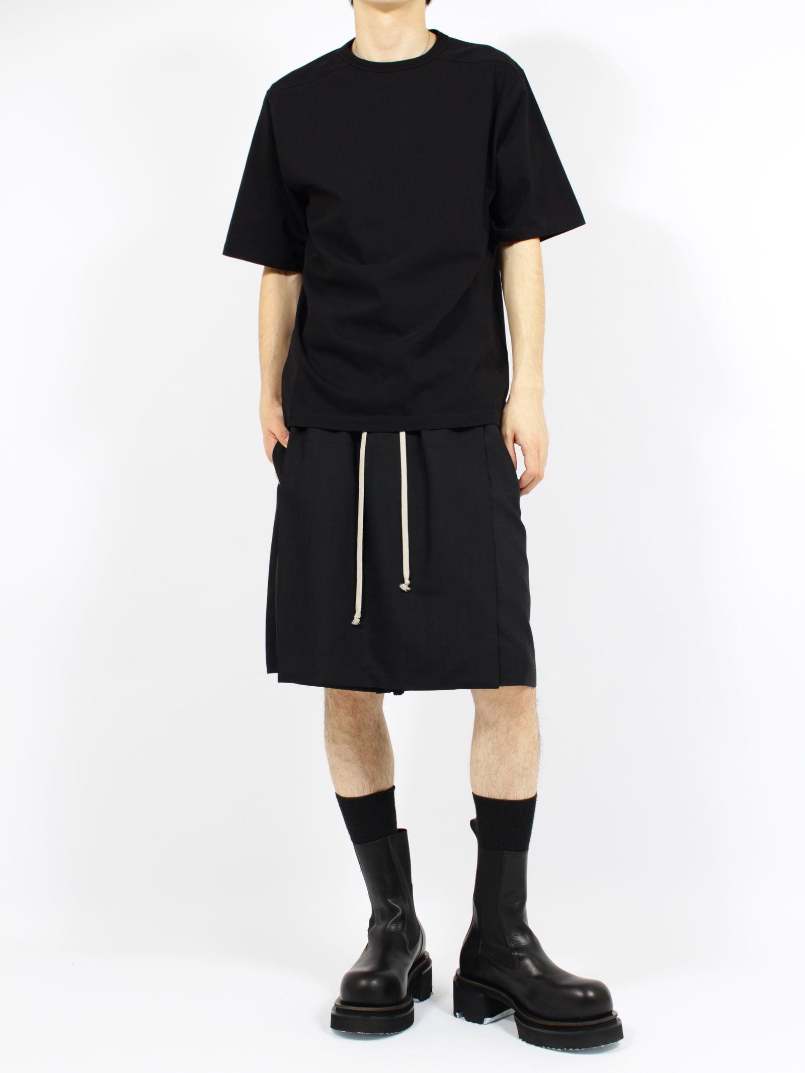 【26SS】キルト ショーツ / KILT SHORTS / ブラック