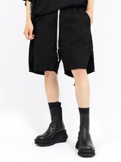 【26SS】ロングボクサー バット ジップ ショーツ / LONG BOXERS BUTT ZIP / ブラック