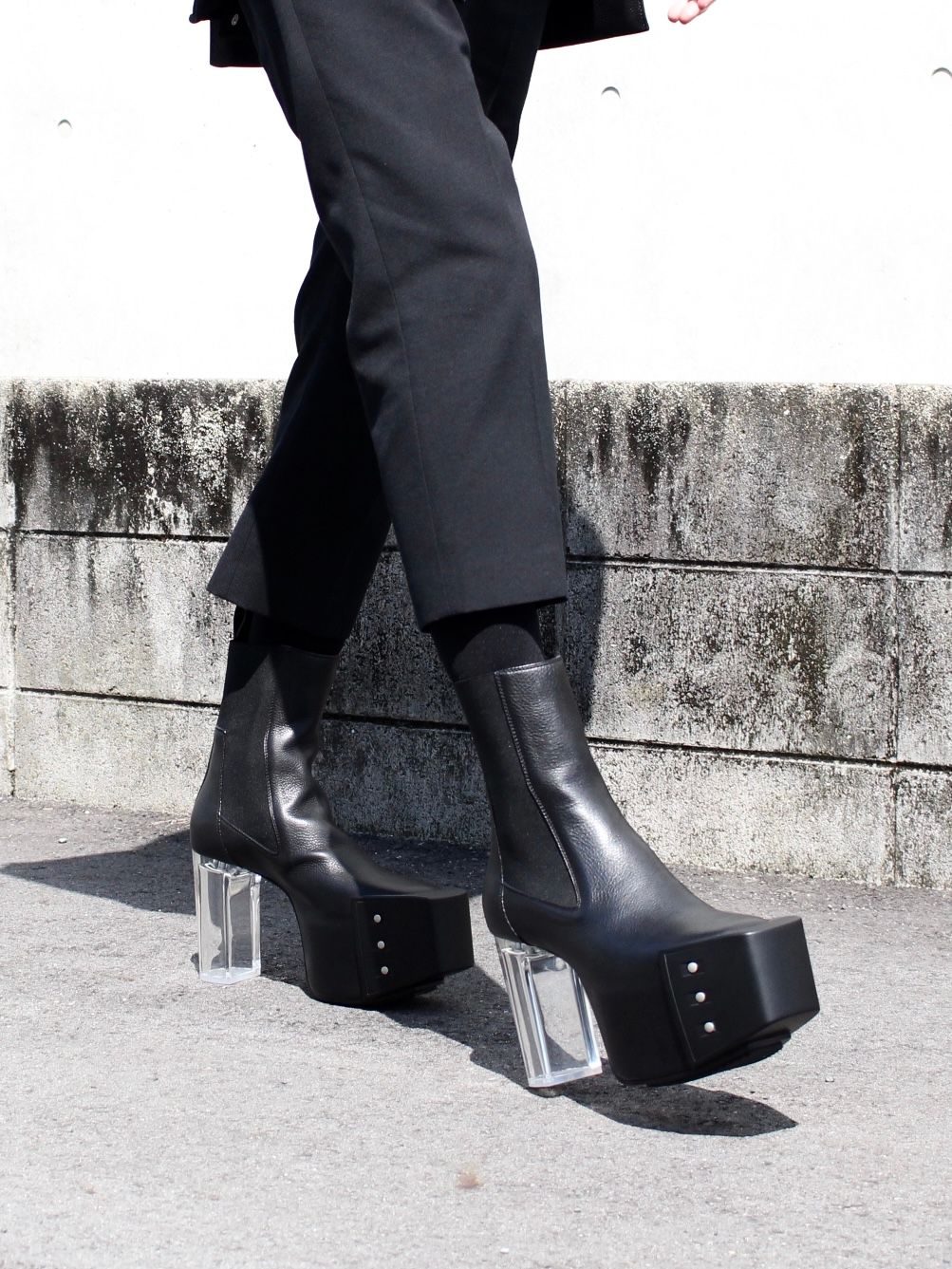 Rick Owens Grill Platforms Kiss Boots 42 - ブーツ