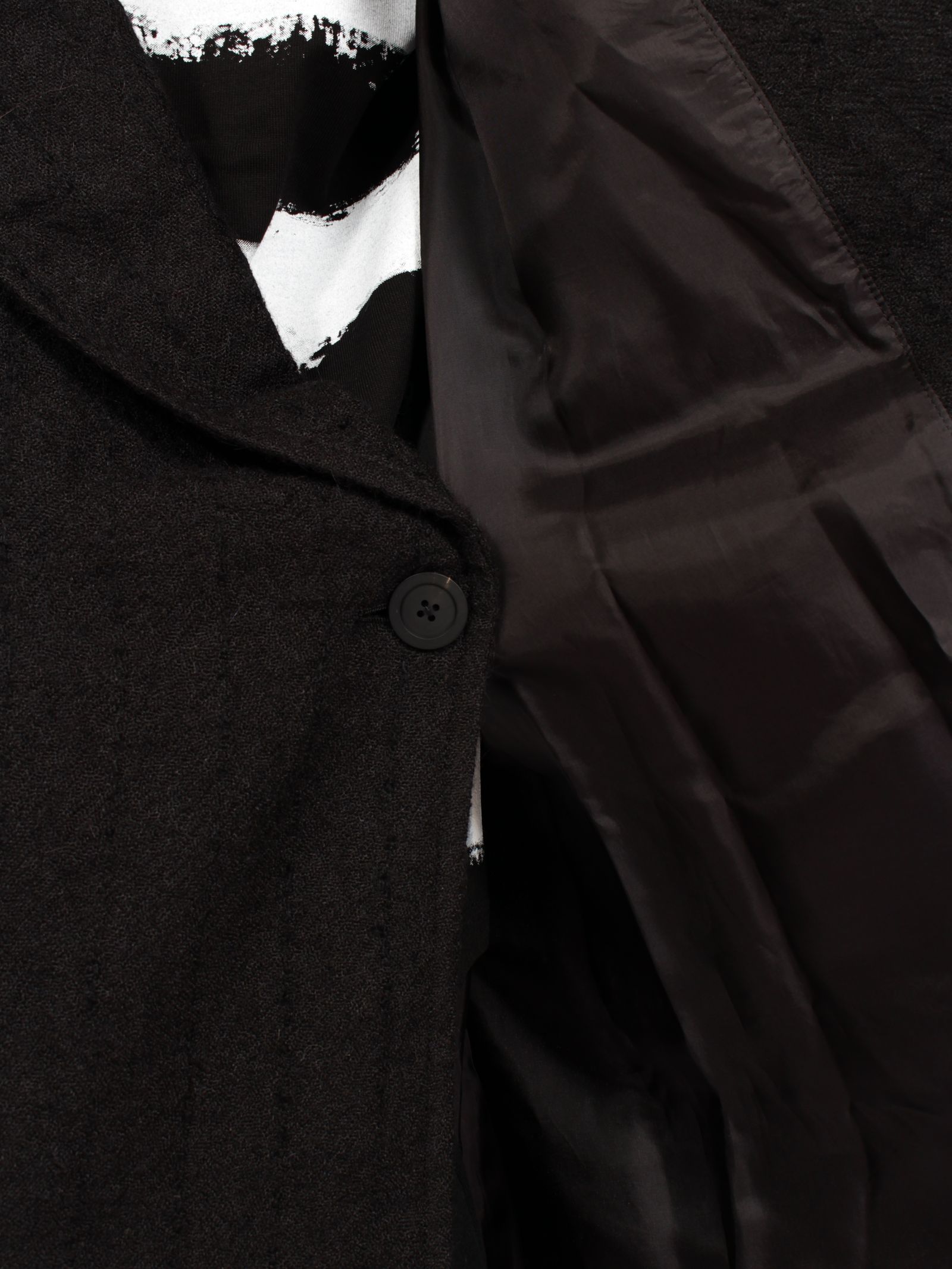 【26AW】トゥー ダブル ブレステッド コート / TOO DOUBLE-BREASTED / ブラック