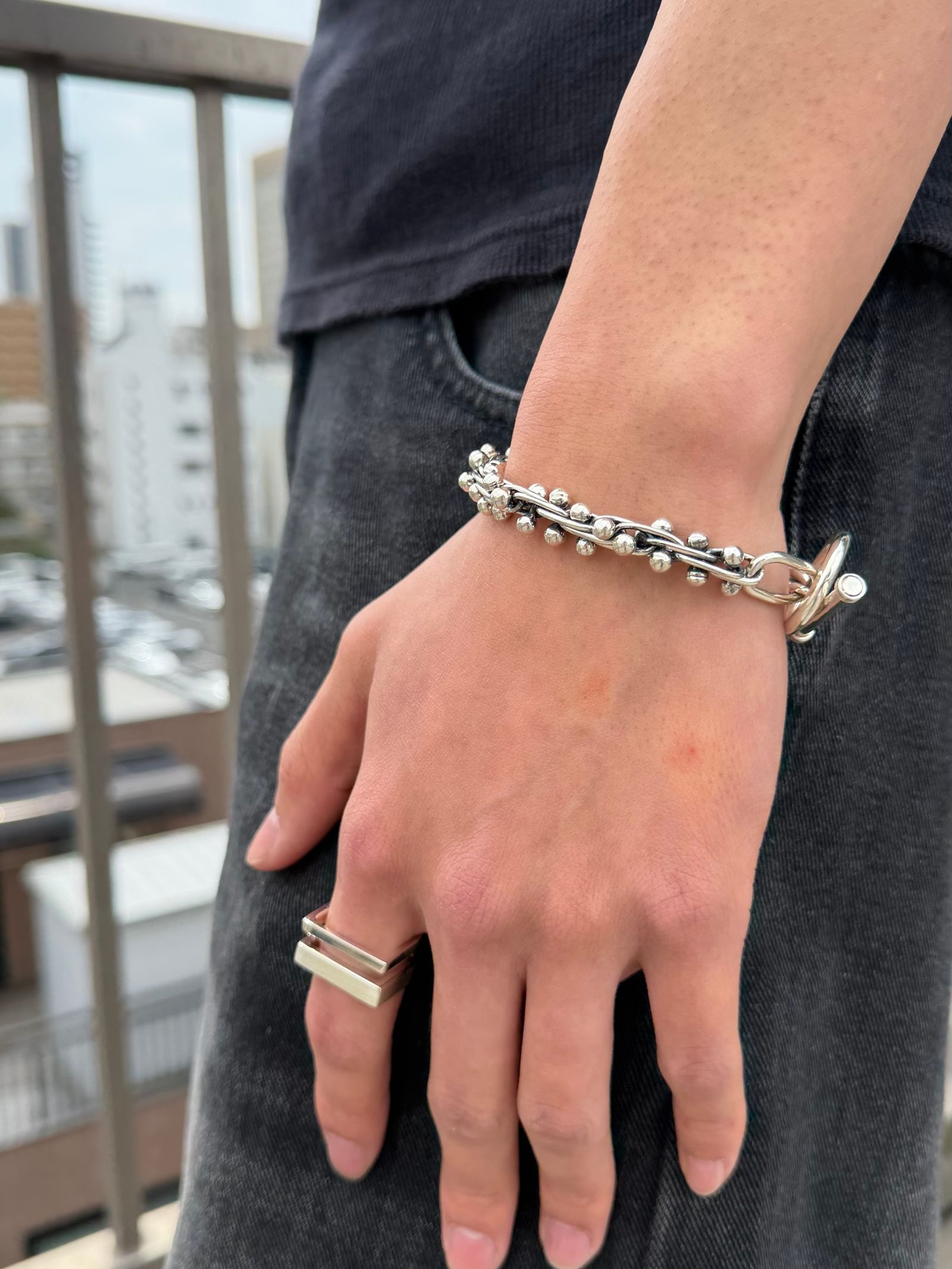 DNAリンク ブレスレット / DNA LINK BRACELET -10mm- / シルバー