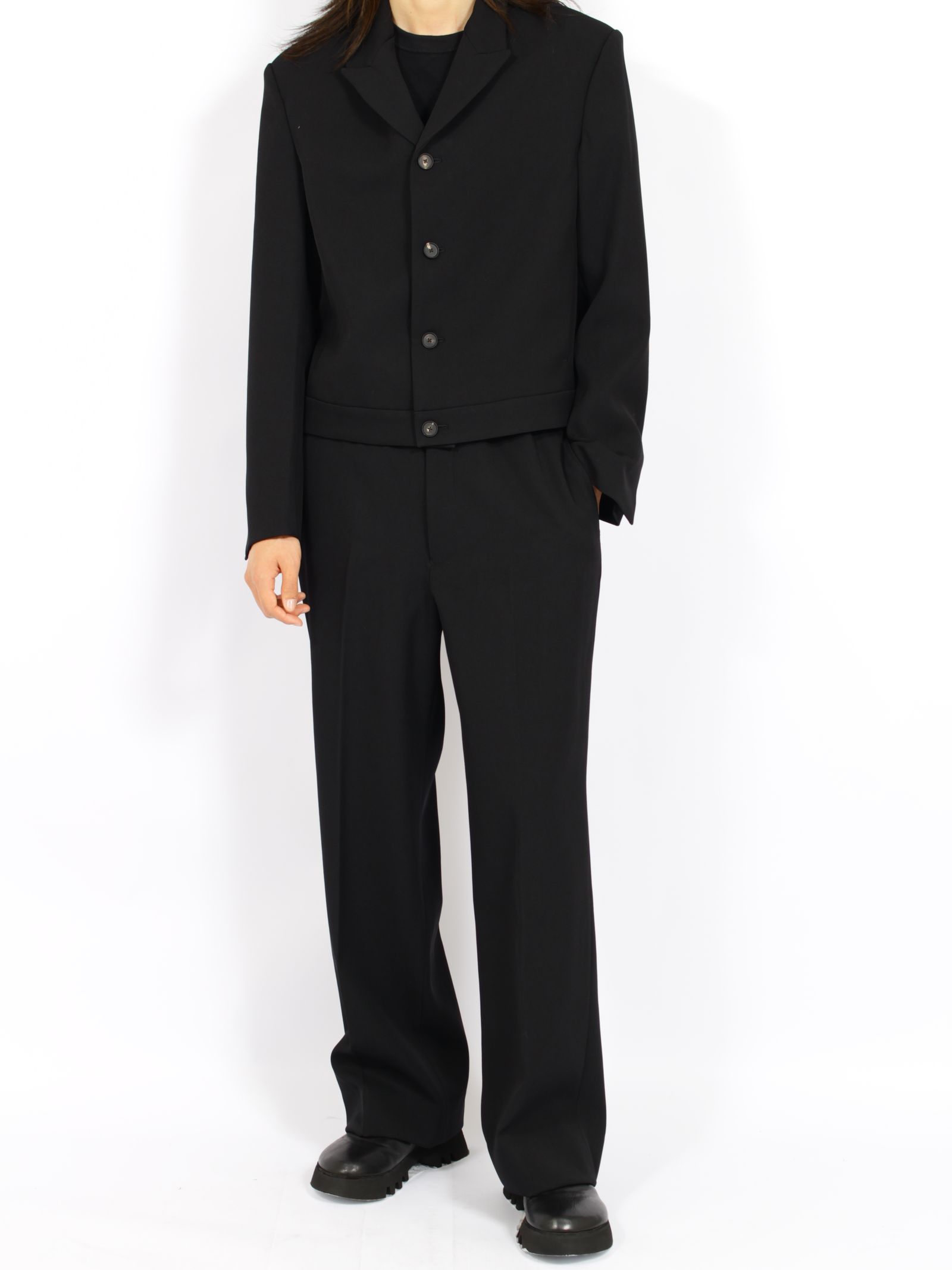 【26AW】ヘビー ウール スペンサー ジャケット / HEAVY WOOL SPENCER JACKET .16 / ブラック