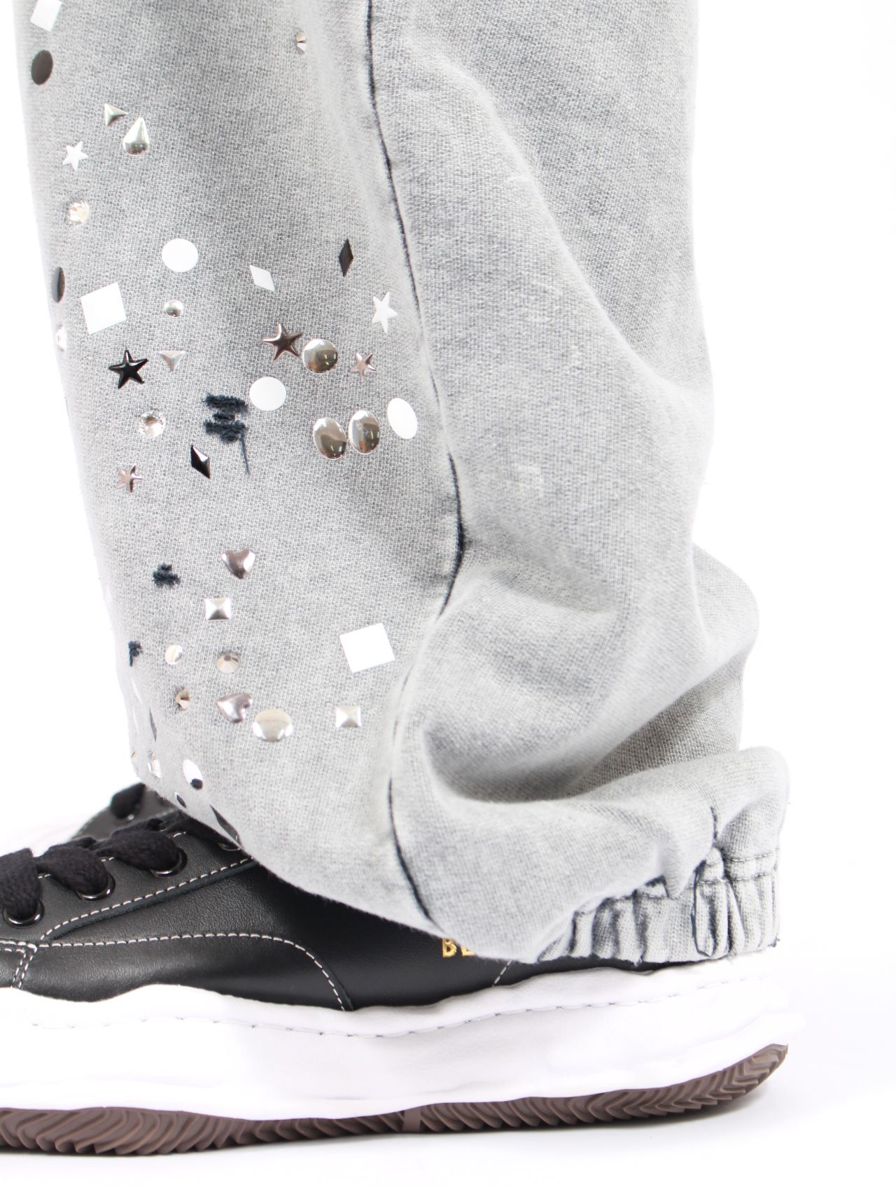 【25AW】エンブリッシュ ブリーチ パンツ / EMBELLISH BLEACH PT / グレー
