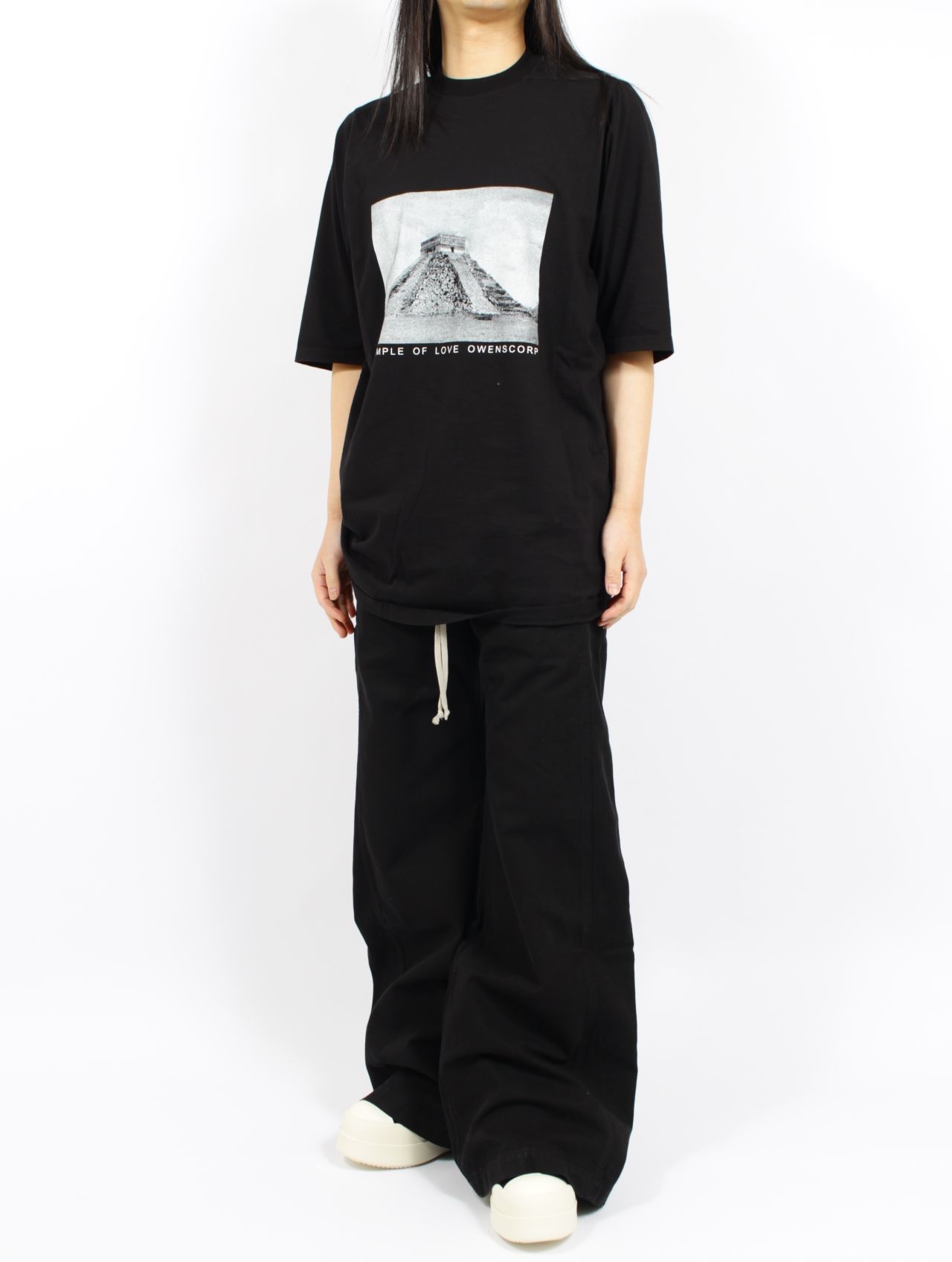 【26SS】ジャンボ Tシャツ / JUMBO SS T / ブラック×ミルク