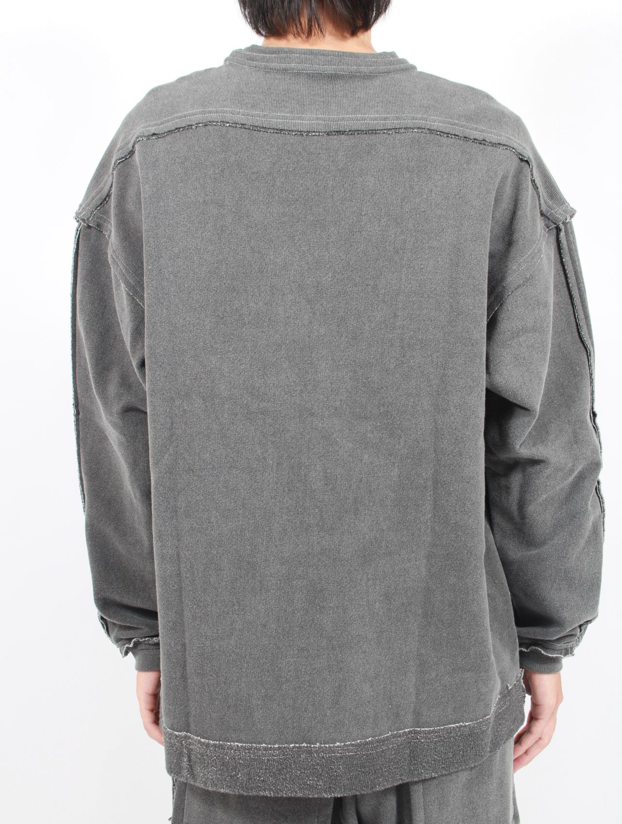 【25AW】ピグメント ロングスリーブ スウェット プルオーバー / PGMNT LSC / グレー