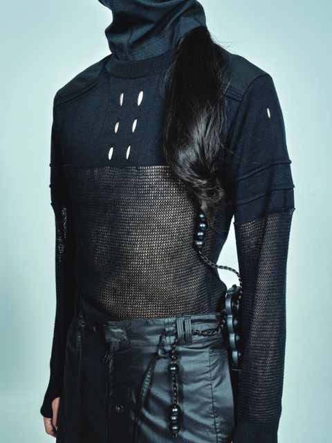 【26SS】ファング ニット / FANG KNIT / ブラック