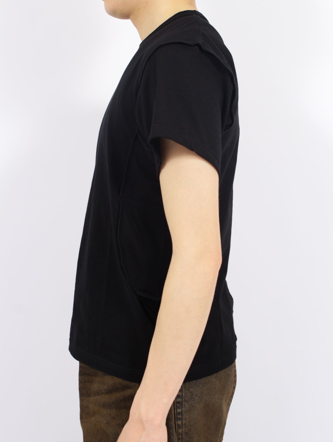【25SS】ハーフスリーブ 半袖 Tシャツ / HALF SLEEVE T-SHIRT / BLACK(ブラック)