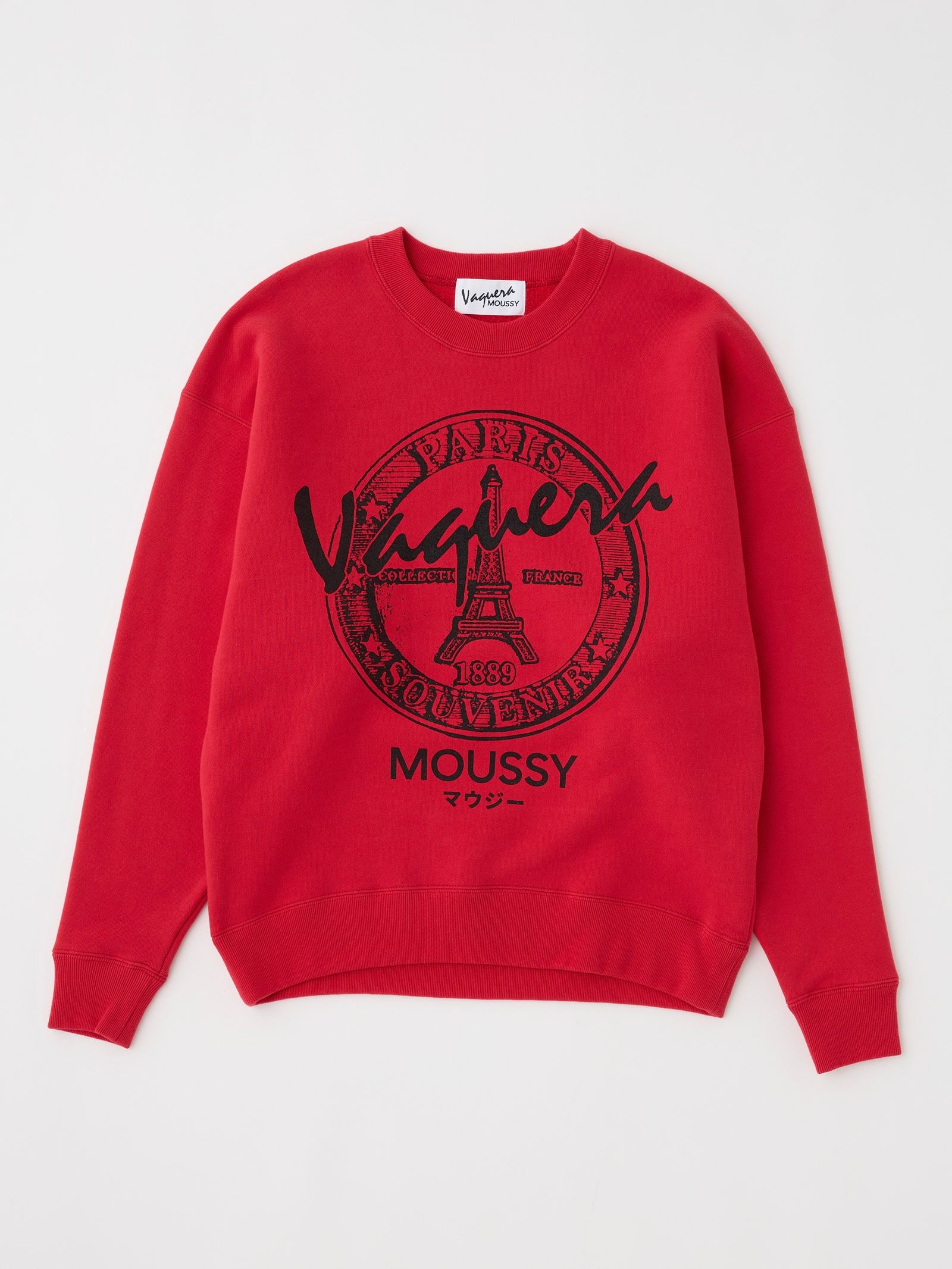 【26SS】オーバーサイズド スウェットシャツ / VQ OVERSIZED SWEATSHIRTレッド/