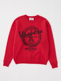【26SS】オーバーサイズド スウェットシャツ / VQ OVERSIZED SWEATSHIRTレッド/