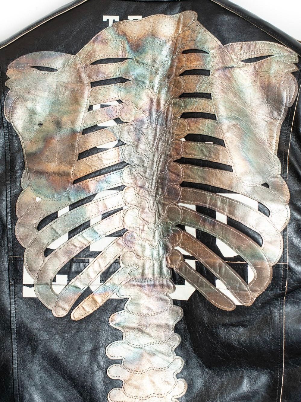 【25AW】ボーン デタッチャブル レーサー ライダース / DETACHABLE RACER RIDERS Ver, BONE / ブラック
