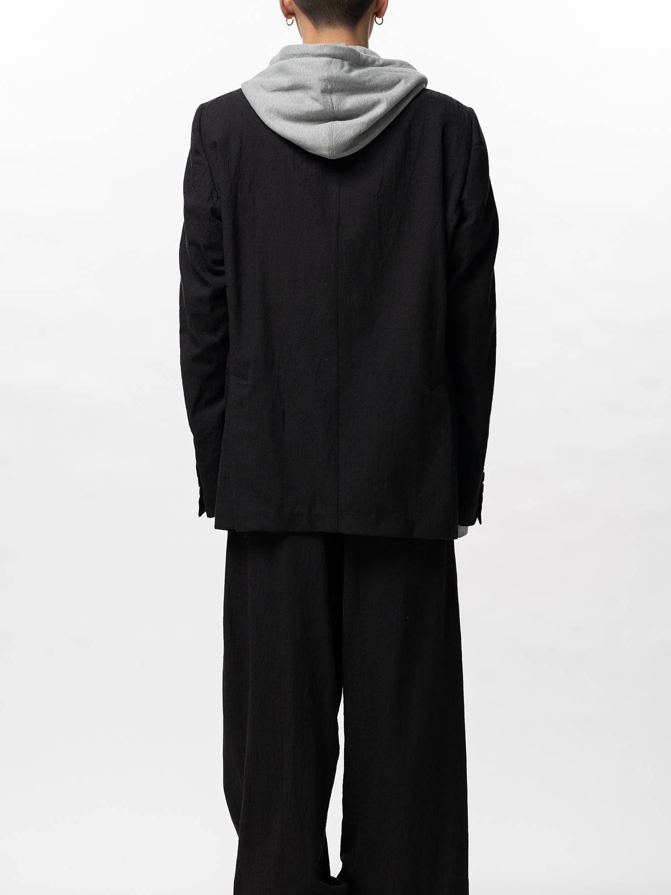 【26SS】トリプル レイヤード ジャケット / TRIPLE LAYERED BLAZER / ブラック