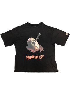 【13日の金曜日コラボ】ヴィンテージ エフェクト Tシャツ / x FRIDAY THE 13TH VINTAGE EFFECT T-SHIRT 01 / ブラック