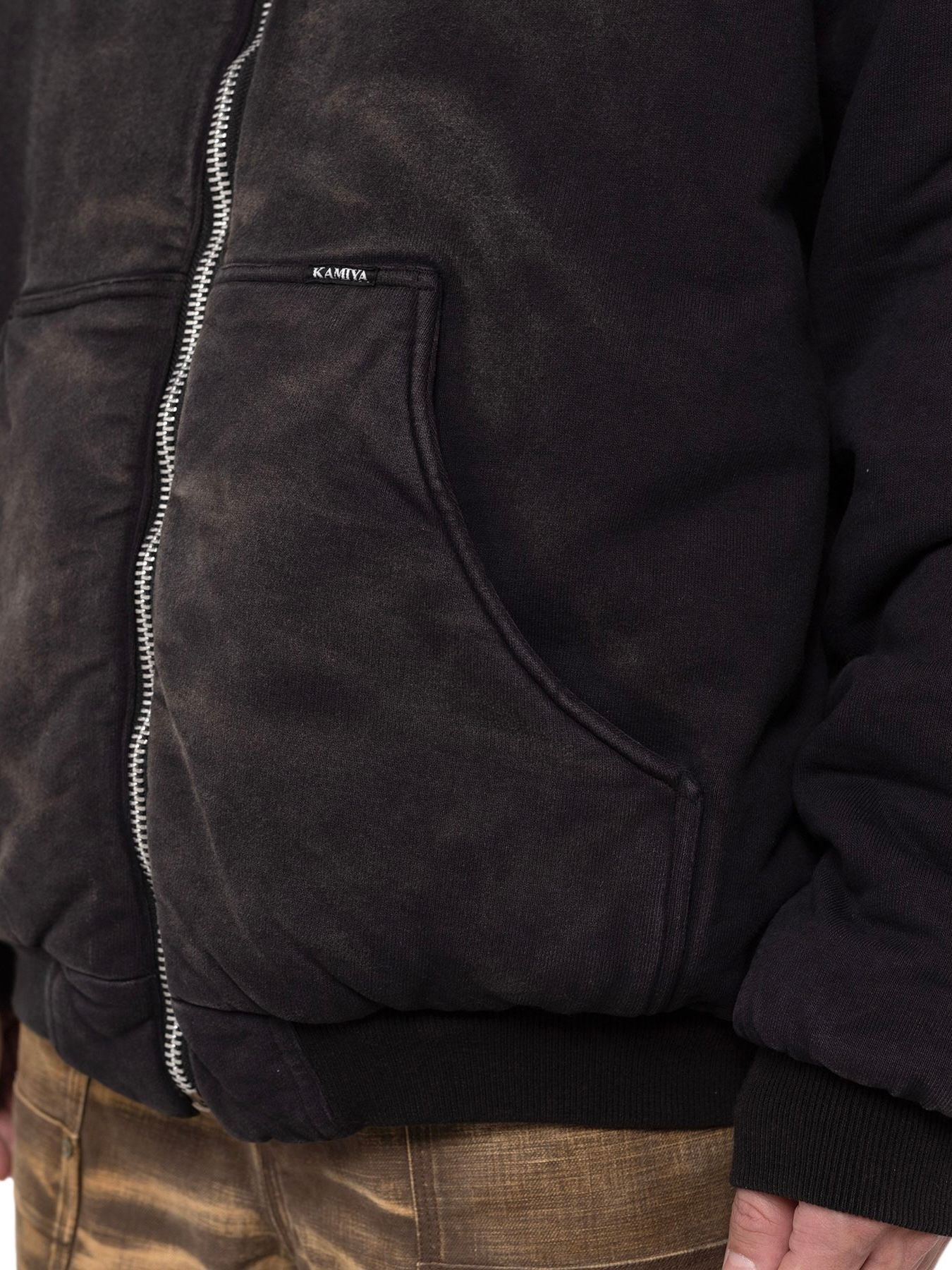 【24AW】リバーシブル フーディー ブルゾン / REVERSIBLE HOODIED BLOUSON / ブラック