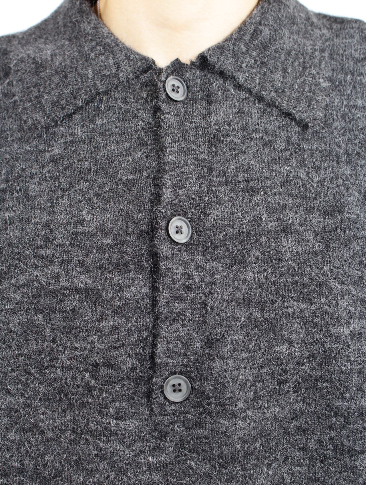 【25AW】アルパカ ニット プロパー セーター / PROPER SWEATER / GREY(グレー)