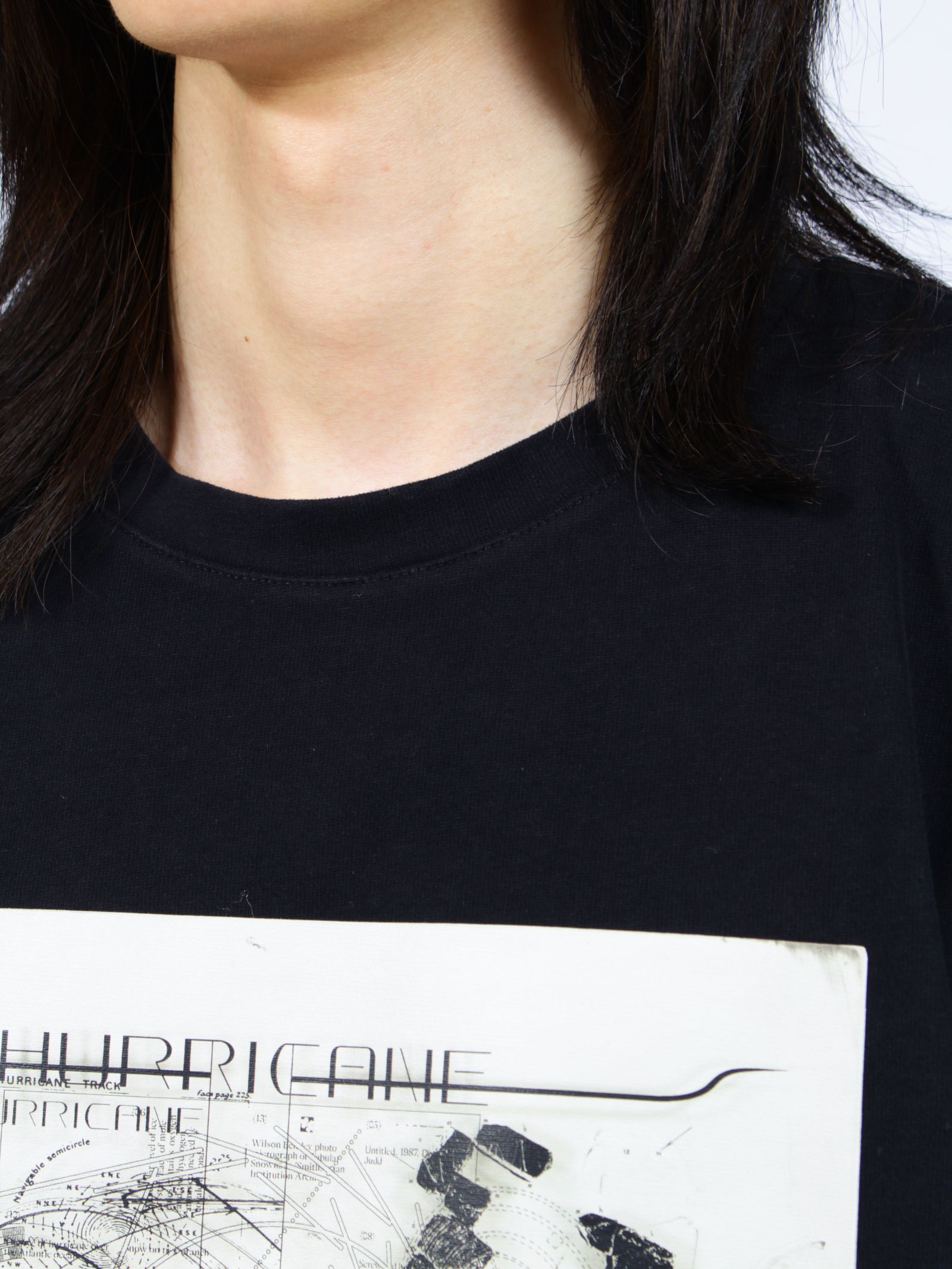 【26SS】ハリケーン グラフィック ノースリーブ Tシャツ / HURRICANE GRAPHIC N/S TEE / ブラック