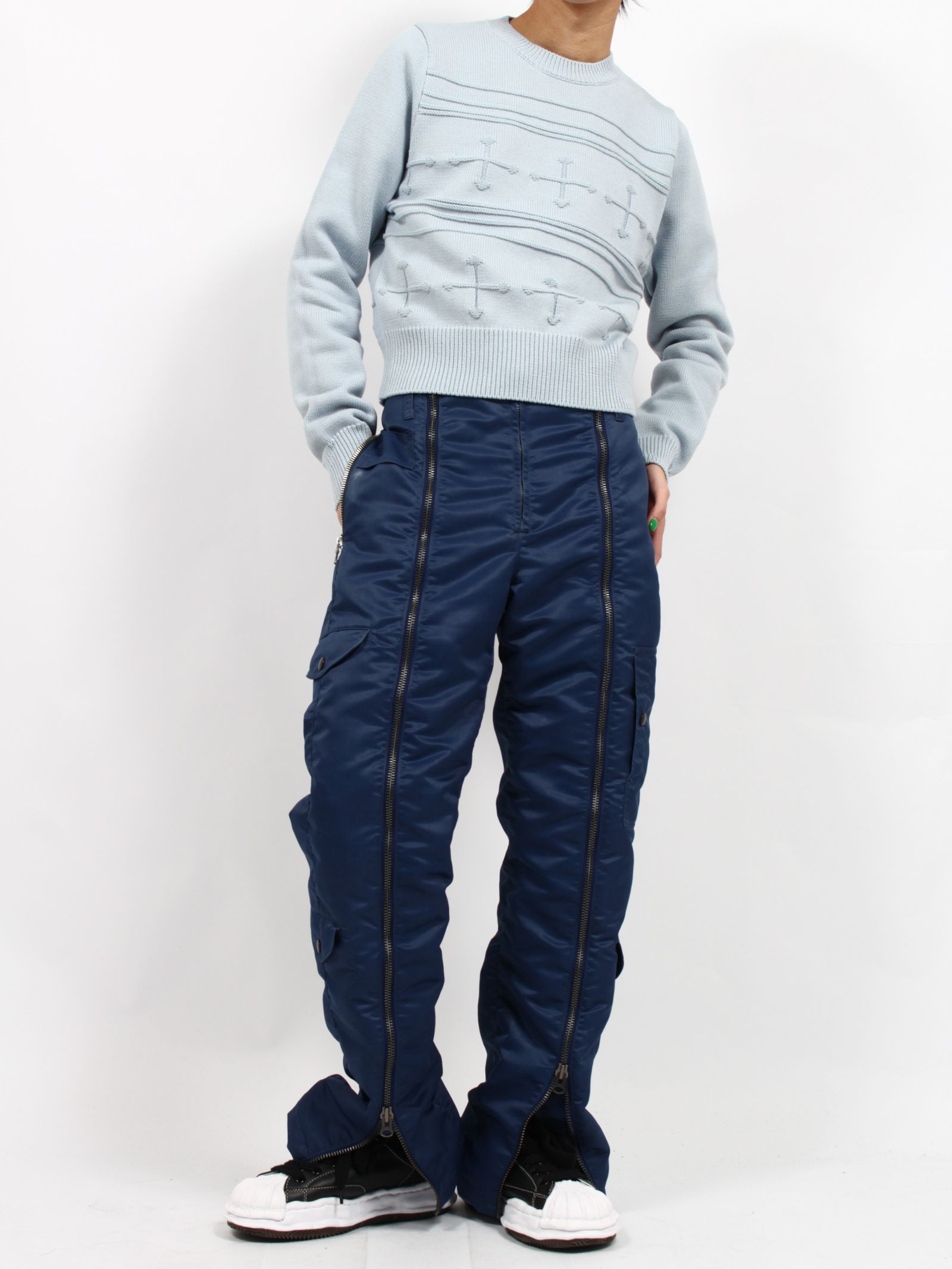 DAIRIKU - 【25SS】クロス タイト ニット / CROSS TITE KNIT