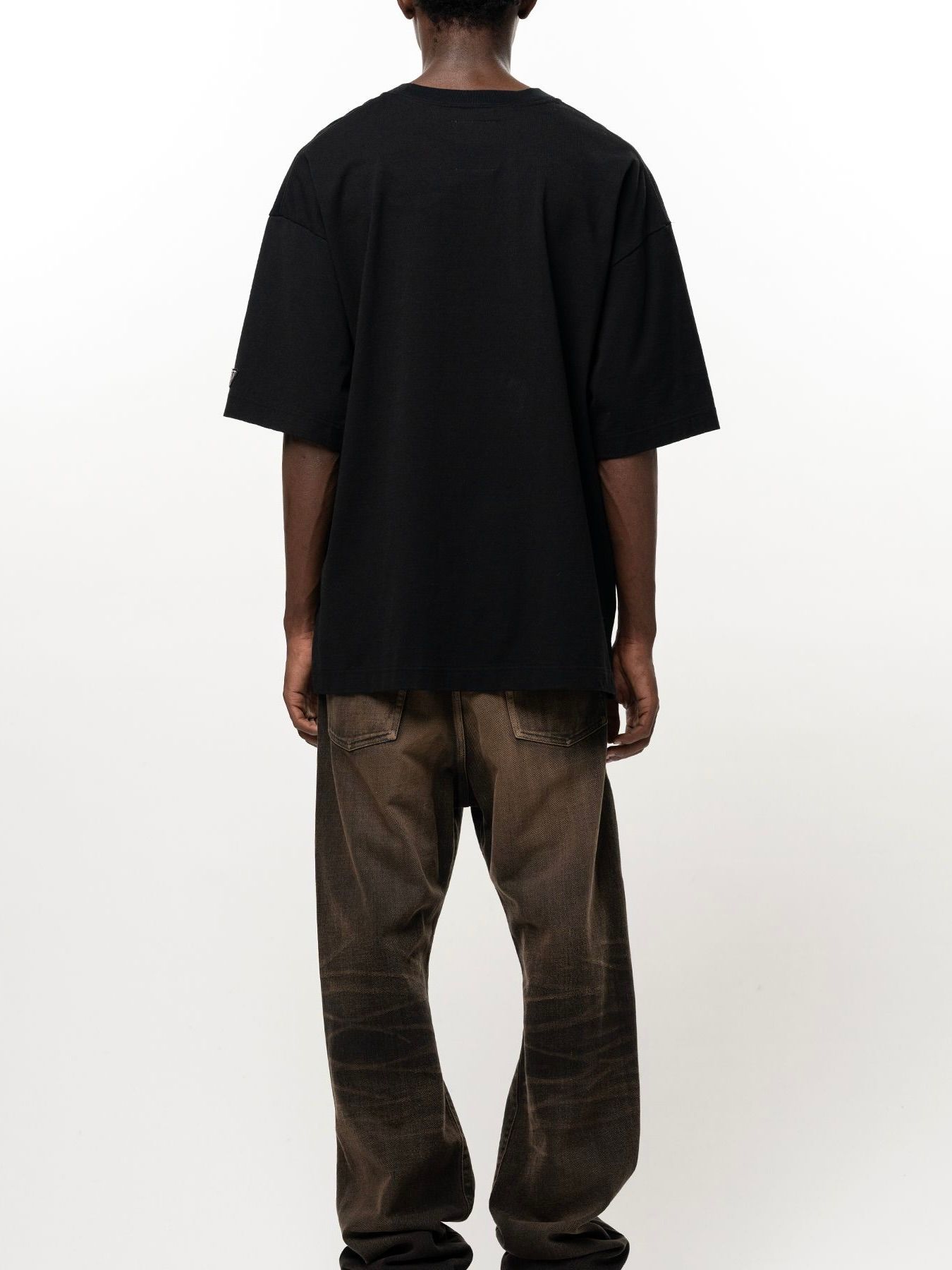 【26AW】ドント タグ ミー フロッキー Tシャツ / DON'T TAG ME, FLOCKY TEE / ブラック