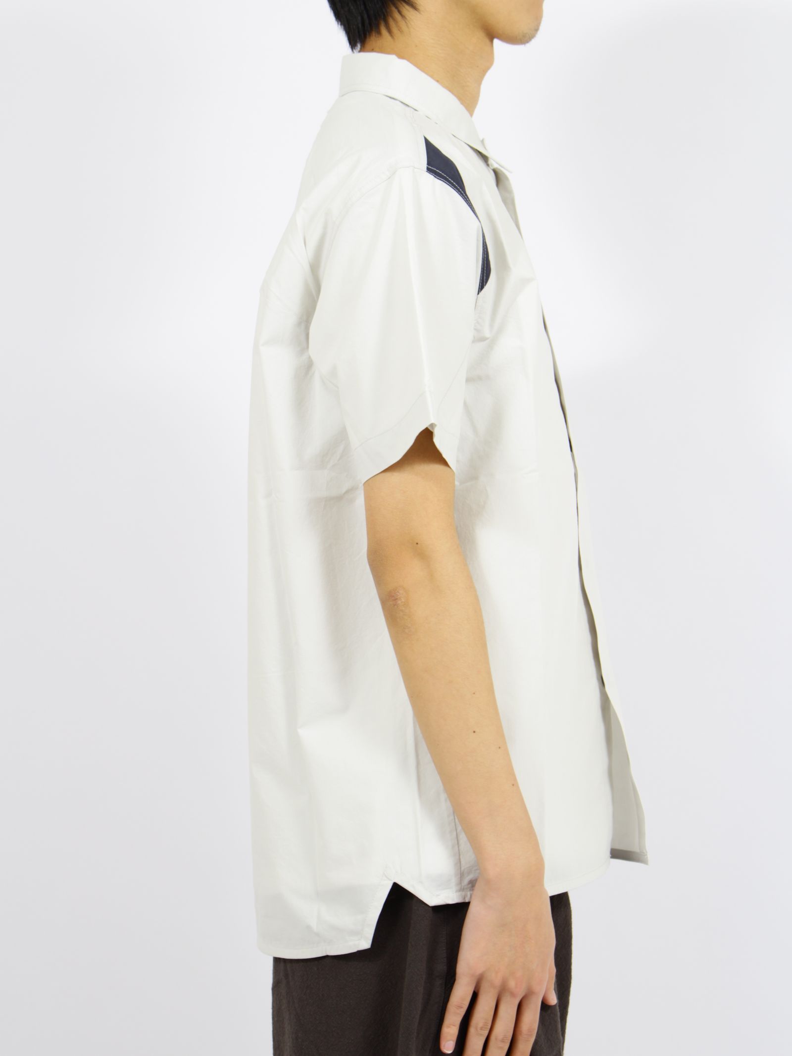 【26SS】ブロック シャツ / BLOCK SHIRT / ライト グレー