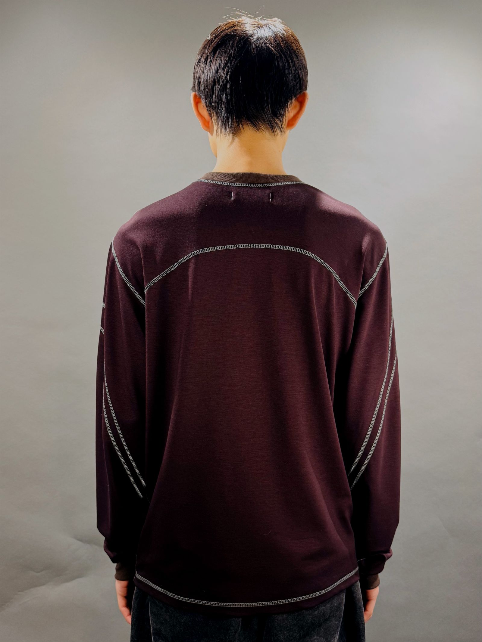【25AW】ニュージャージー トップス 長袖 Tシャツ / NEW JERSEY TOPS / ブラウン