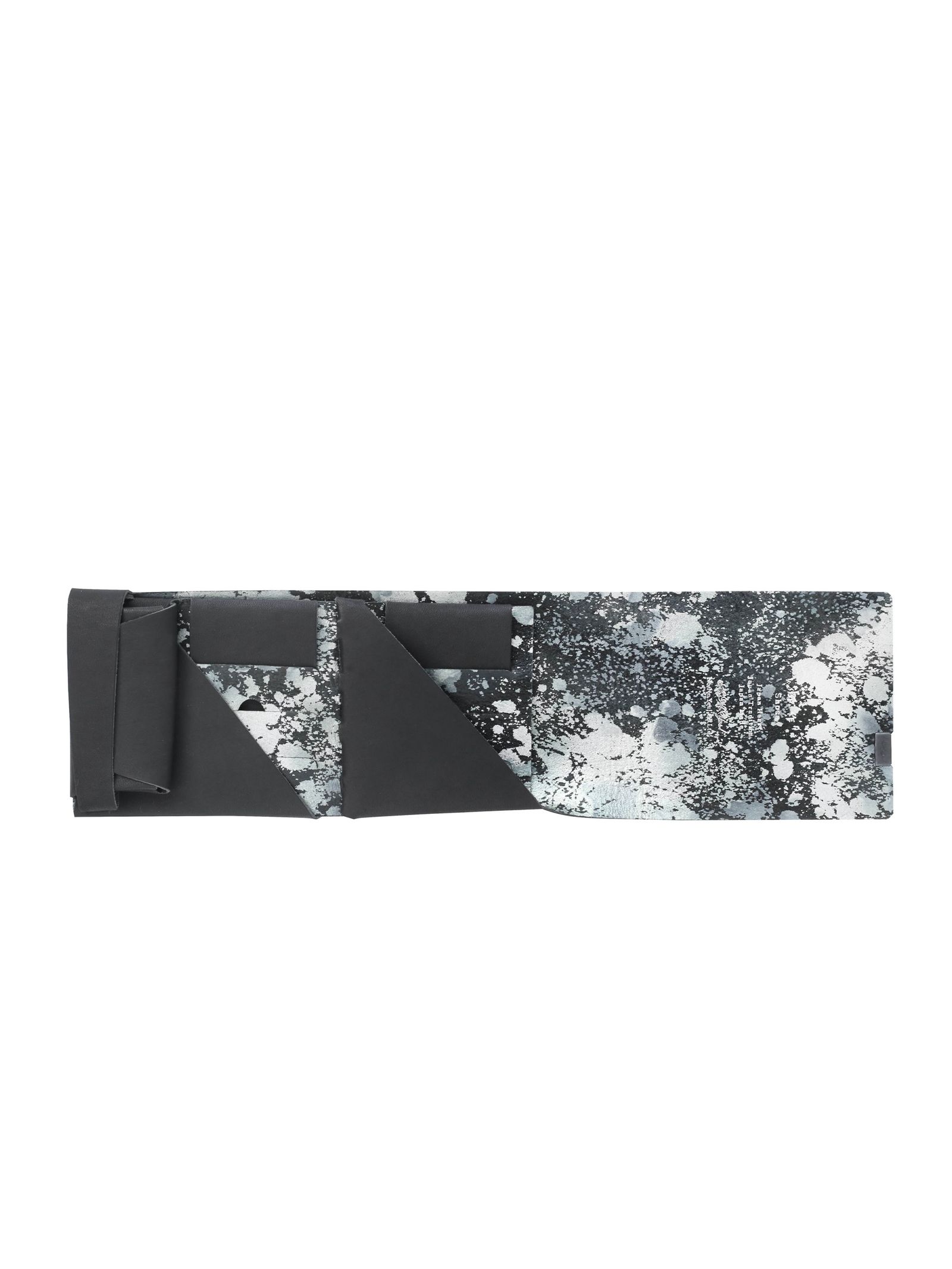 スプレー ショートウォレット / SHORT  WALLET 2.0 / ブラック × シルバー