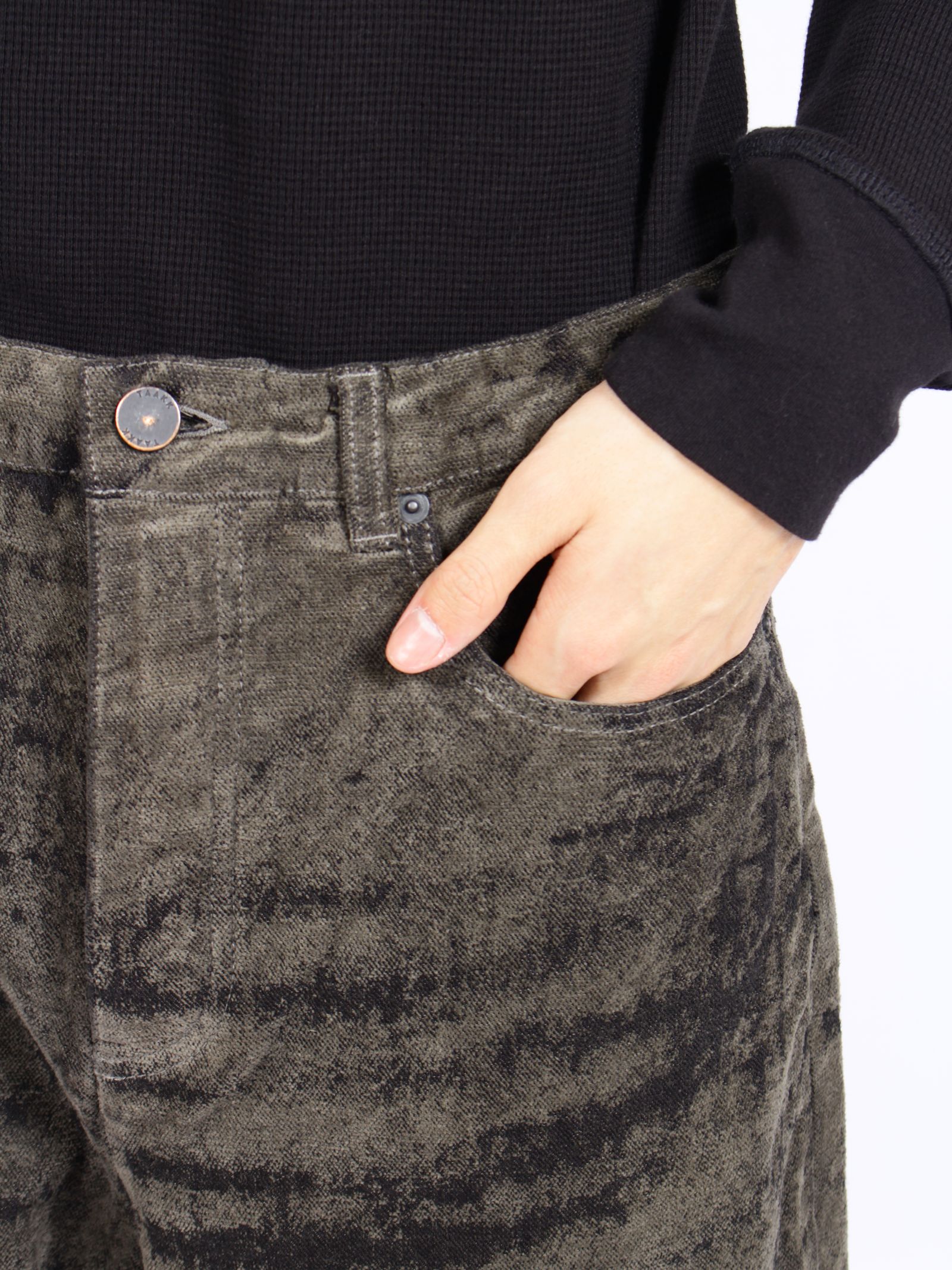 【26AW】ワイド デニム パンツ / WIDE DENIM / グレー