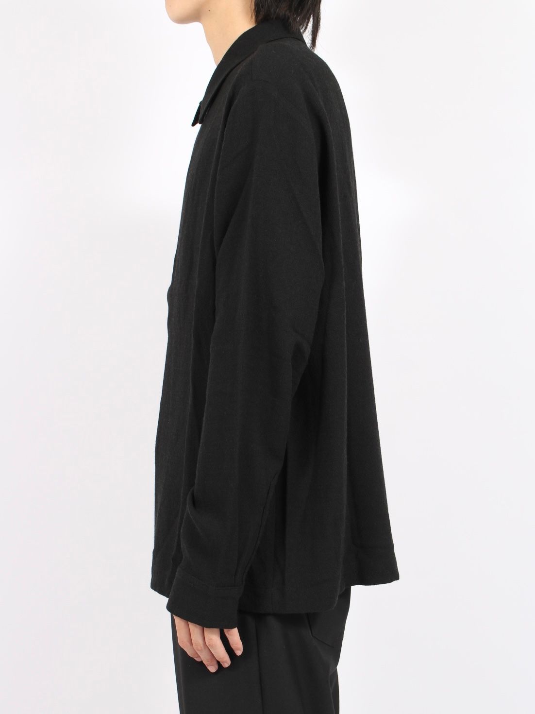【25AW】定番 センス シャツ 長袖 / SENSE SHIRT / ブラック