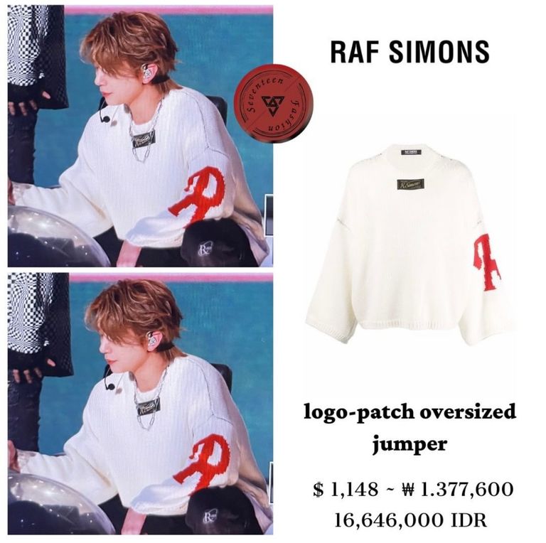 【SEVENTEEN ジョシュアさん】RAF SIMONSニット着用