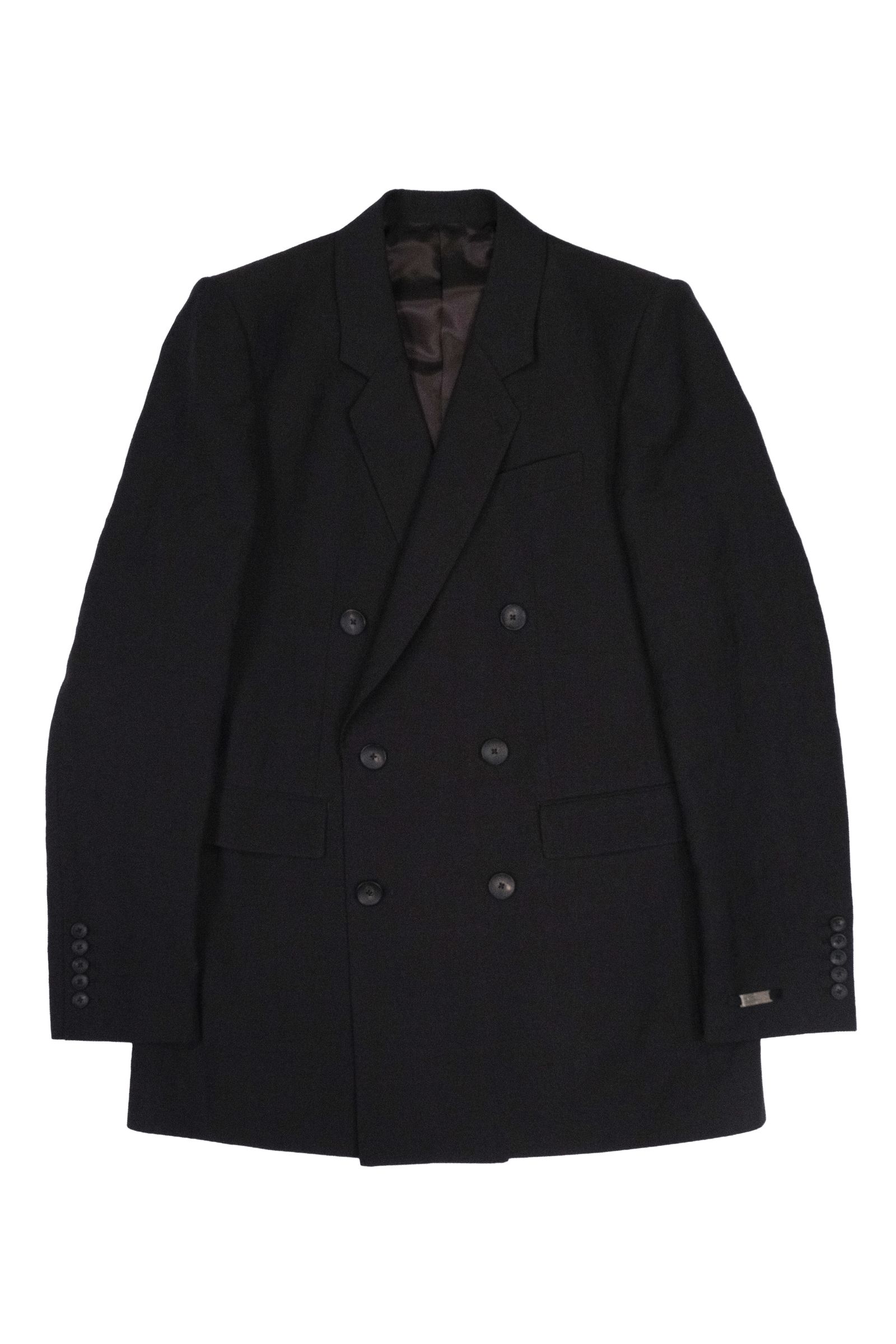 【27SS】 ダブルブレステッド ジャケット / DOUBLE-BREASTED JACKET / ブラック