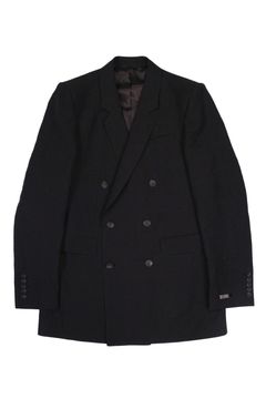 【27SS】 ダブルブレステッド ジャケット / DOUBLE-BREASTED JACKET / ブラック