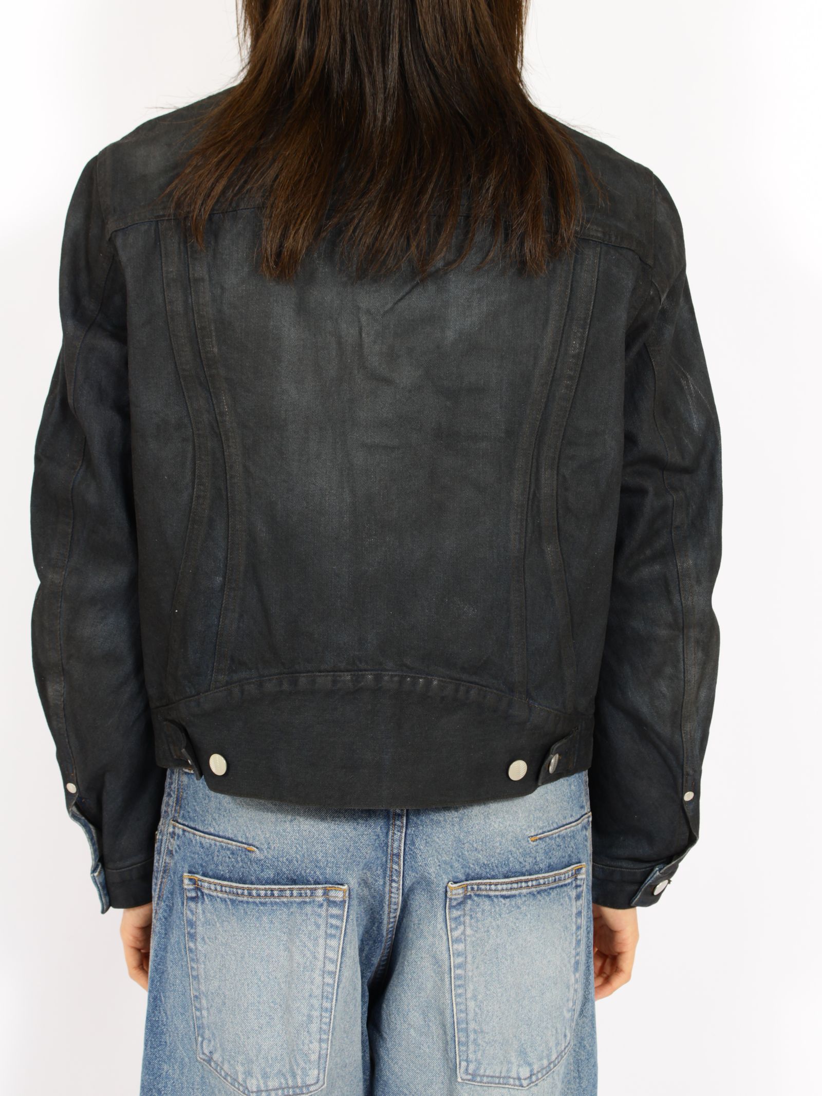 【26AW】デニム トラッカー ジャケット コーティング デニムジャケット / DENIM TRUCKER JACKET / LUSTER COATED INDIGO(インディゴ)