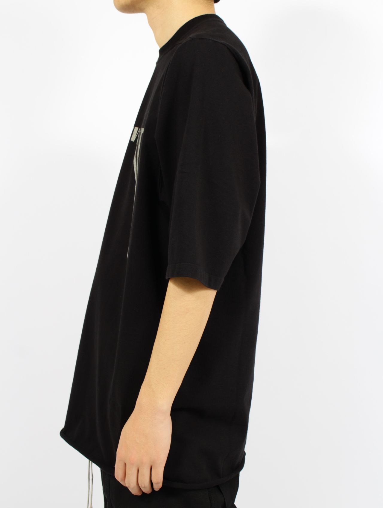 関送込【RICK OWENS】DRKSHDW Hollywood ジャンボTシャツ 半袖 Rick Owens DRKSHDWのオフホワイト Hollywood Jumbo 半袖Tシャツ