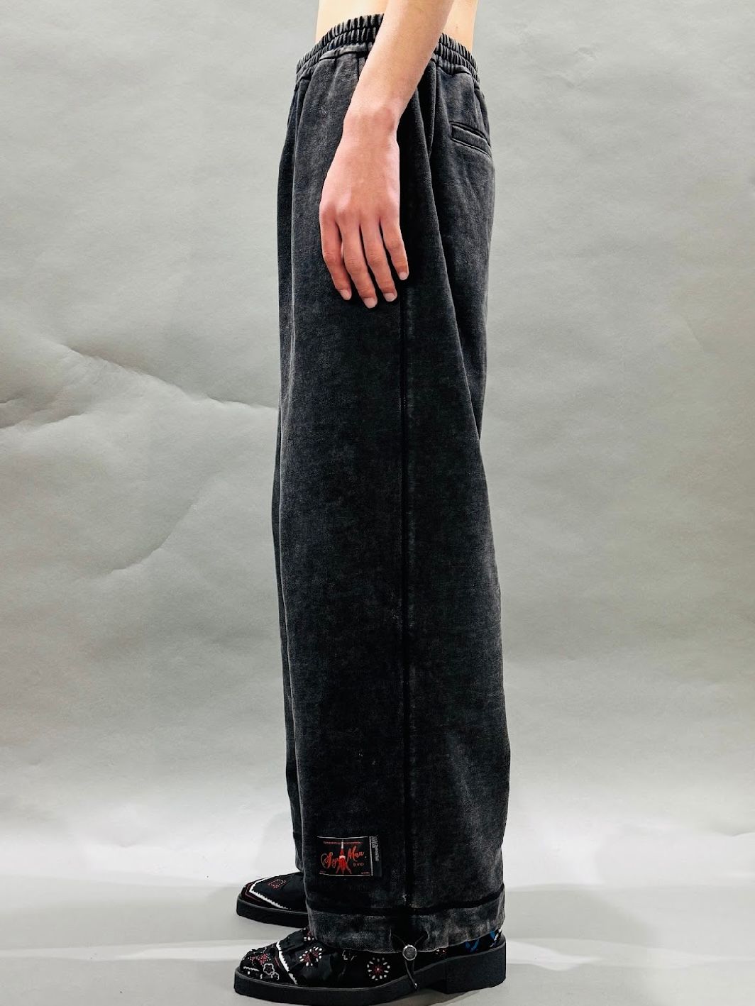 【25AW】ベーシック アシッド スウェット パンツ / BASIC ACID SWEAT PANTS / ブラック