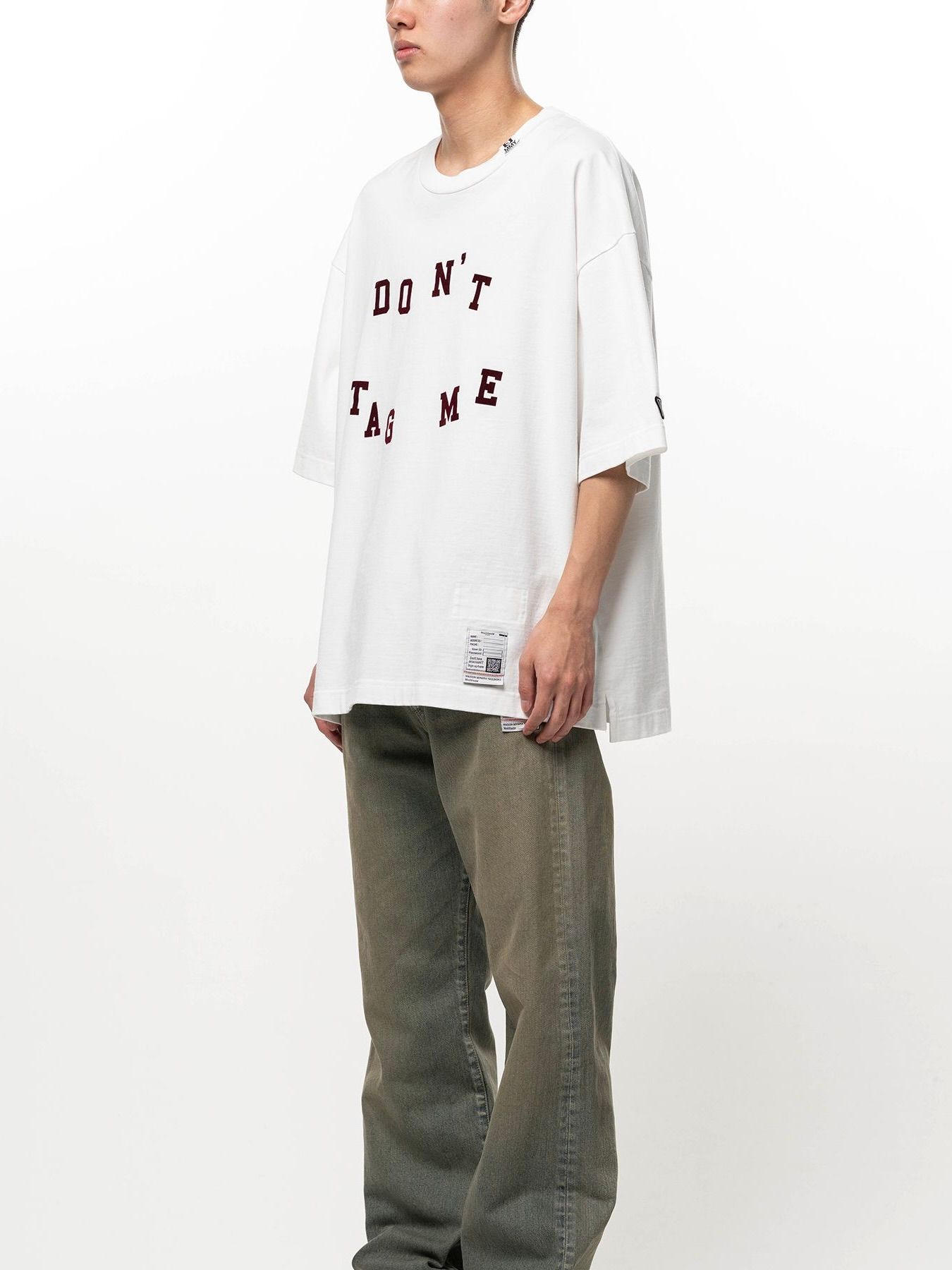 【26AW】ドント タグ ミー フロッキー Tシャツ / DON'T TAG ME, FLOCKY TEE / ホワイト