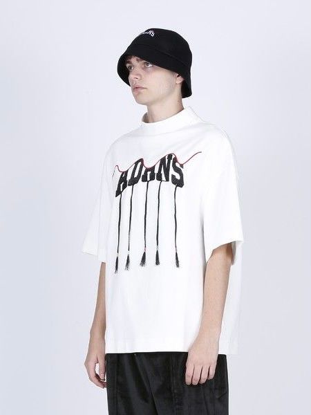 ADANS フリンジ Tシャツ / ADANS BRAID TEE / ホワイト