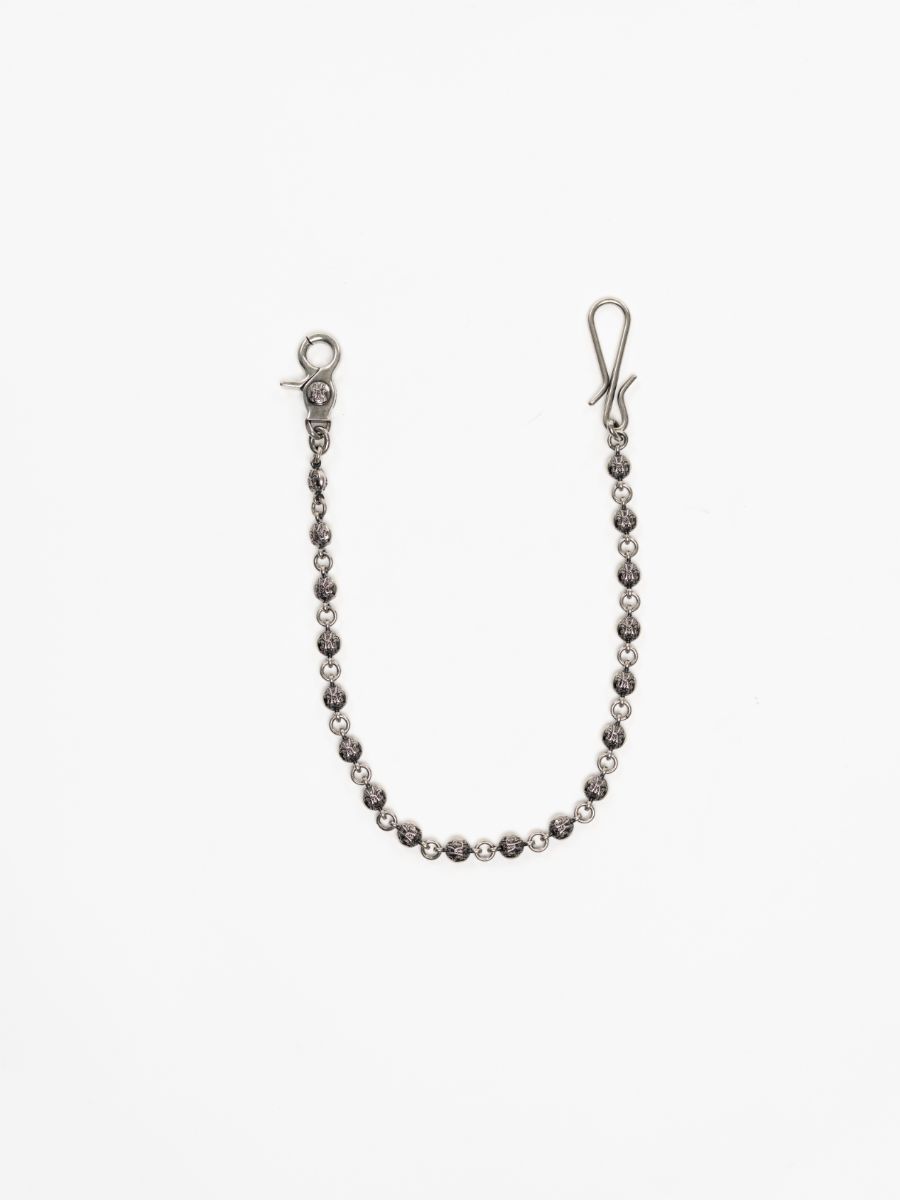 【27SS】カミヤ ボール ウォレットチェーン / "KMY"BALL WALLET CHAIN / ブラック
