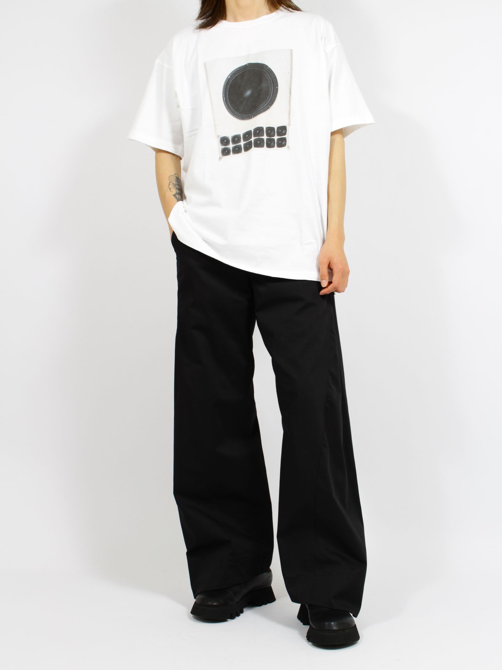 【26SS】スピーカー グラフィック Tシャツ / SPEAKER TEE / ホワイト