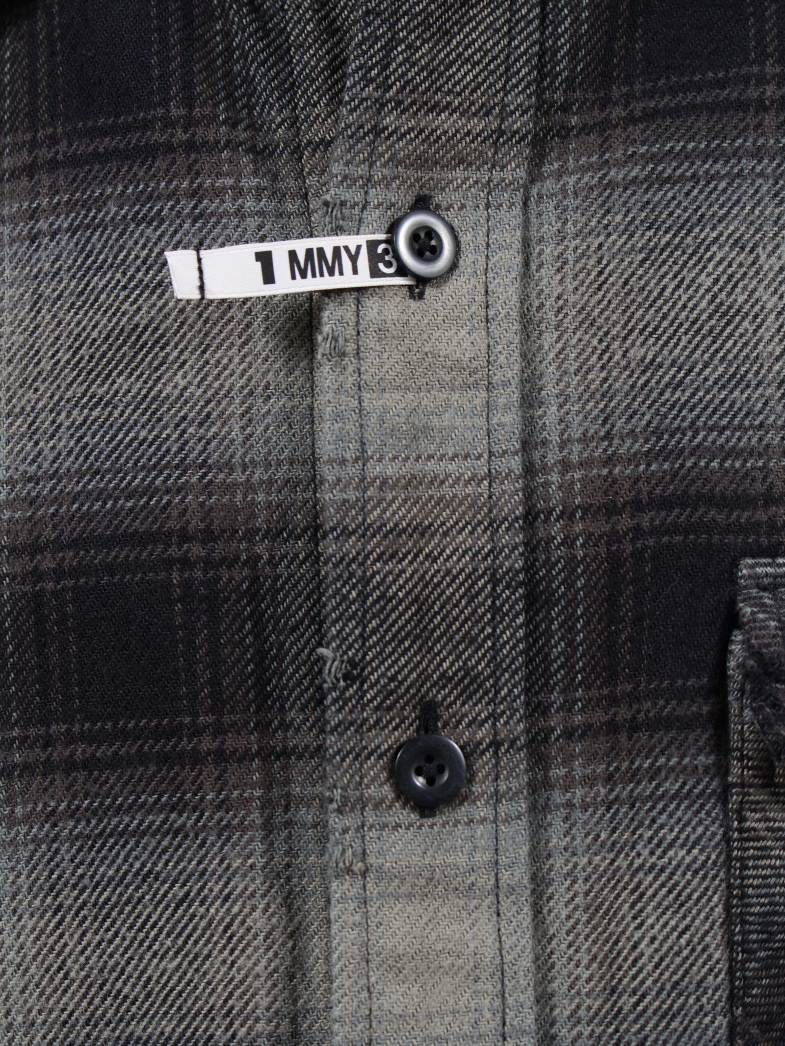 【26SS】コンバイン スウェット シャツ / COMBINED SH SWT / ブラック×グレー