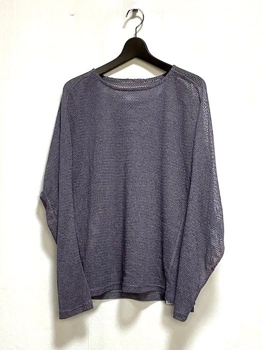 【26SS】メッシュ ロングスリーブ Tシャツ / LONG SLEEVE T-SHIRTS MESH / パープル
