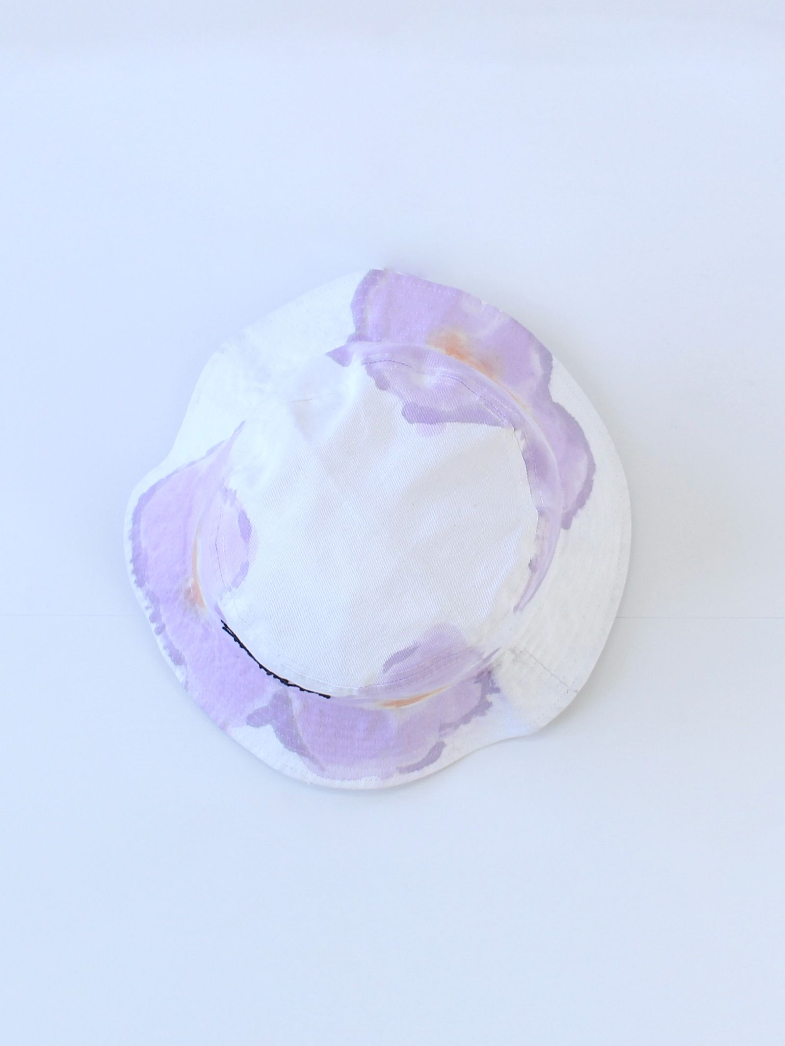 ランダムペイント バケットハット / WHITE BUCKET HAT MULTISPOTTED / ホワイト × マルチ