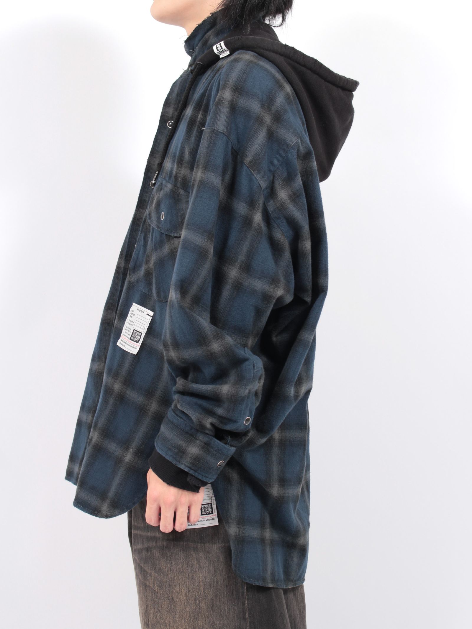 【24AW】スウェット パーカー ロングスリーブ シャツ / SWEAT HOODIE L/S SH / ブルー