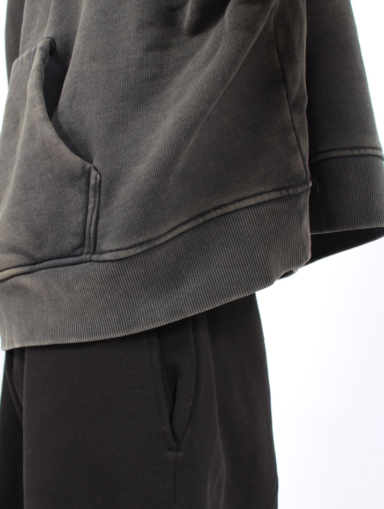 ヘビー プルオーバー フーディー パーカー / HEAVY HOOD / WASHED BLACK（ウォッシュブラック）