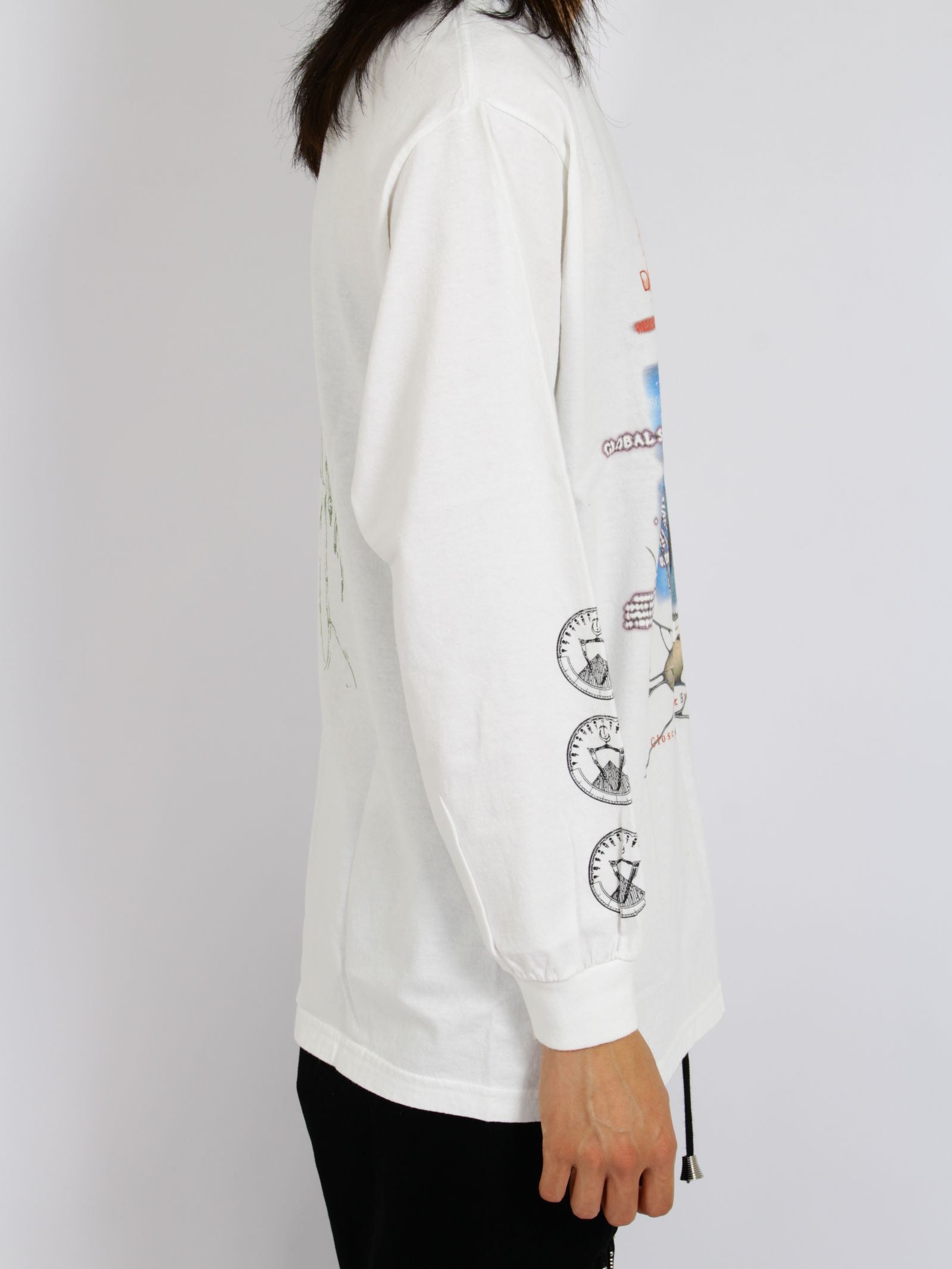 【26AW】セブ VS レイン レイヤー ロング スリーブ Tシャツ 長袖 カットソー / SEV VS LAIN LAYER L/SL TEE / ホワイト