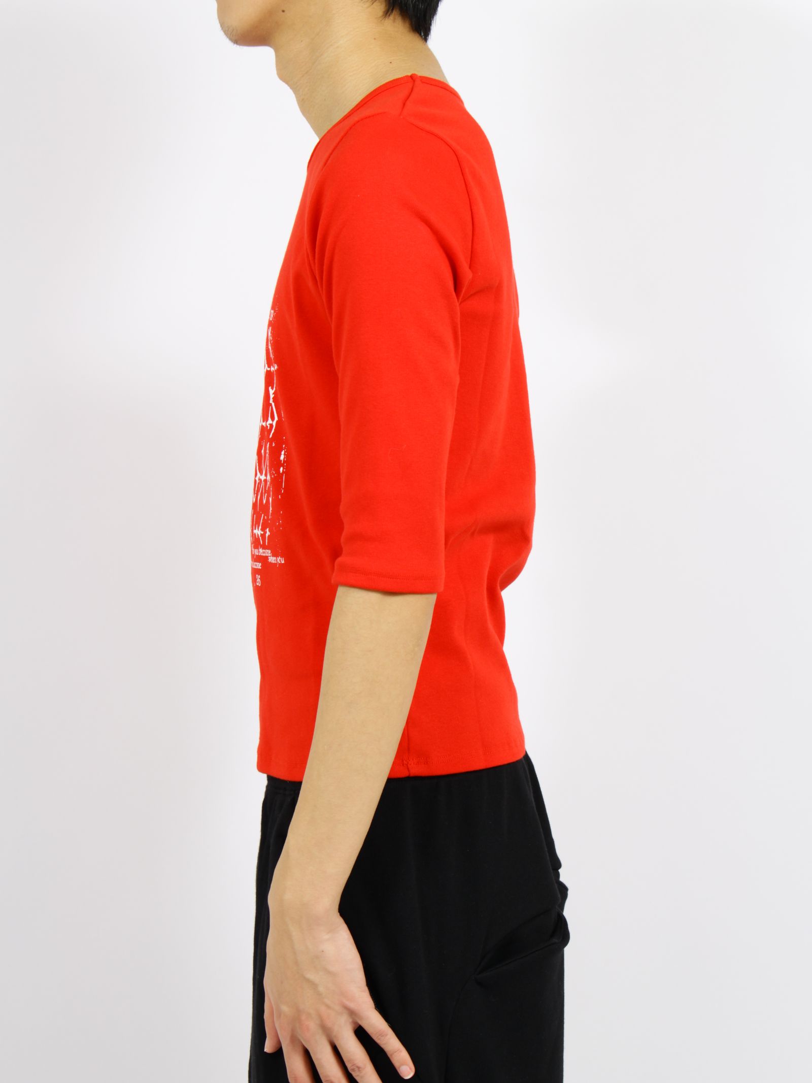 【26SS】ラティス Tシャツ / LATTICE T-SHIRT / レッド